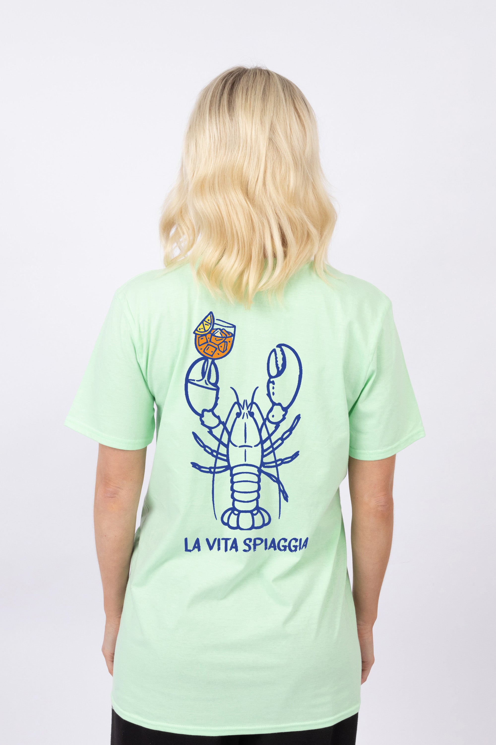 La Vita Spiaggia Printed T-shirt (Custom Pack)