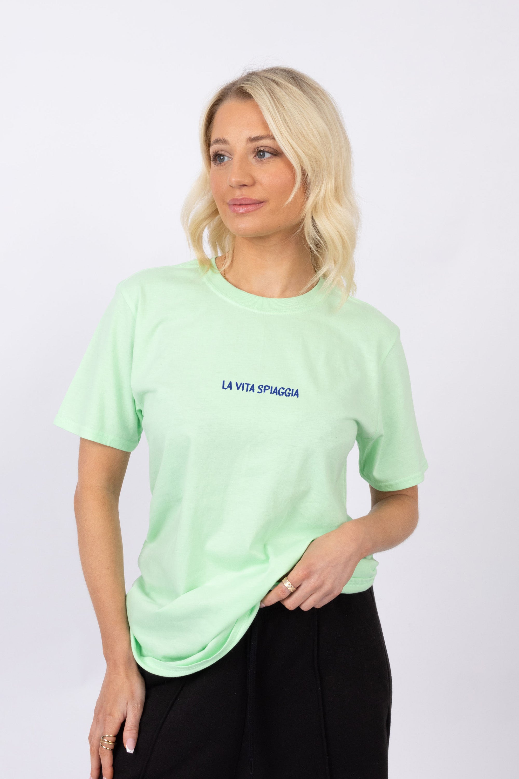 La Vita Spiaggia Printed T-shirt (Custom Pack)