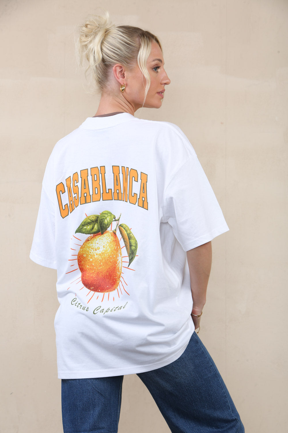 Oversized T-Shirt In Casablanca Print