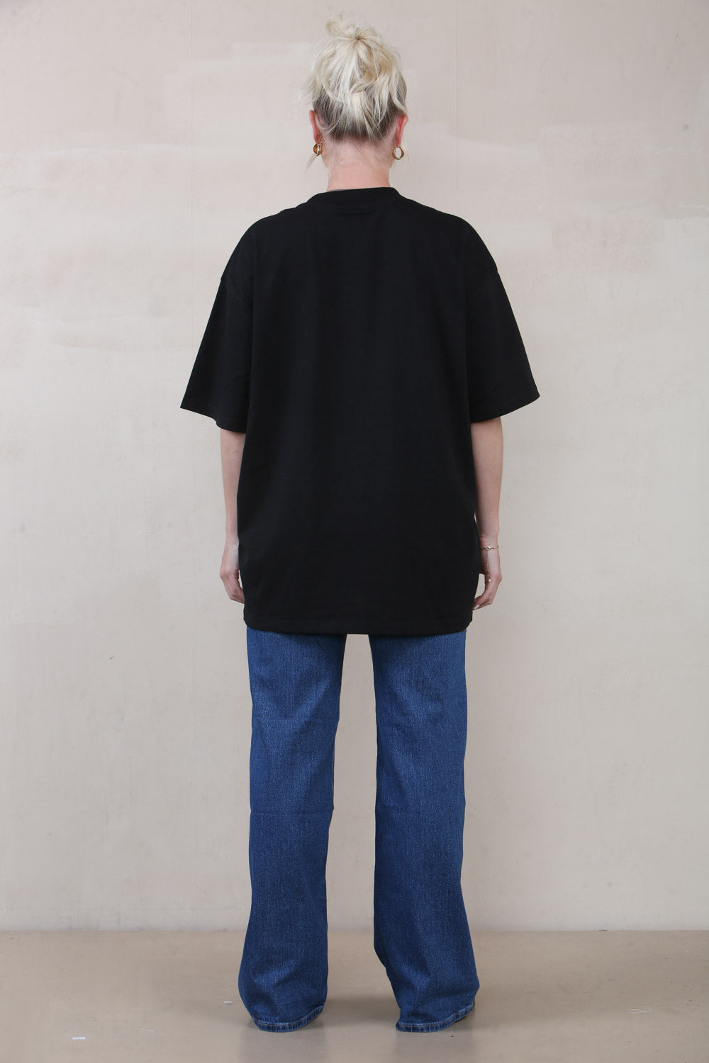 220GSM Oversize T-Shirt In Disco Strawberry Print