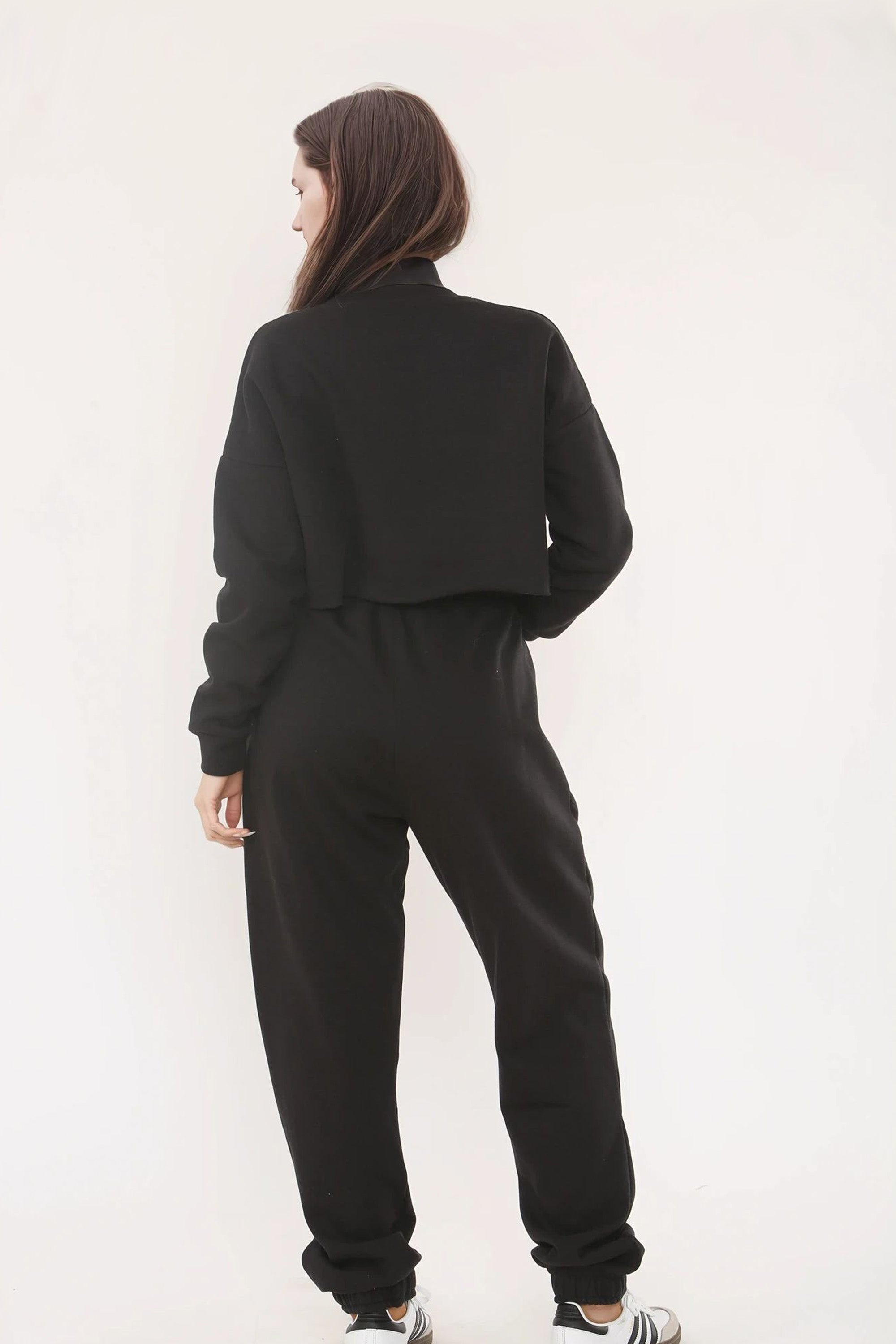 Embroidered “New York” Cropped Sweatshirt & Jogger Co-Ord Set (Pack of 3)