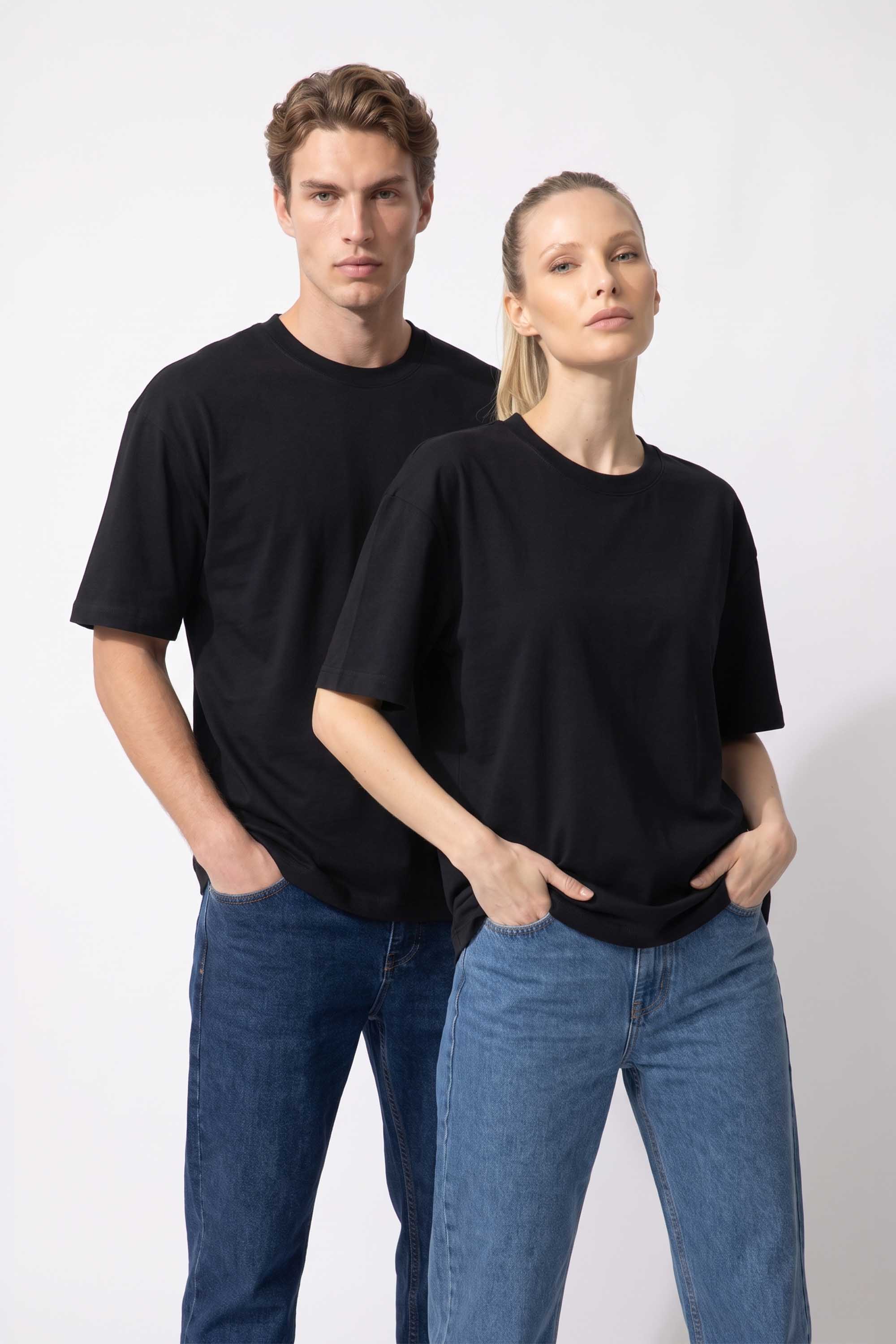 280GSM Ultra-heavyweight Boxy Fit Plain T-shirt