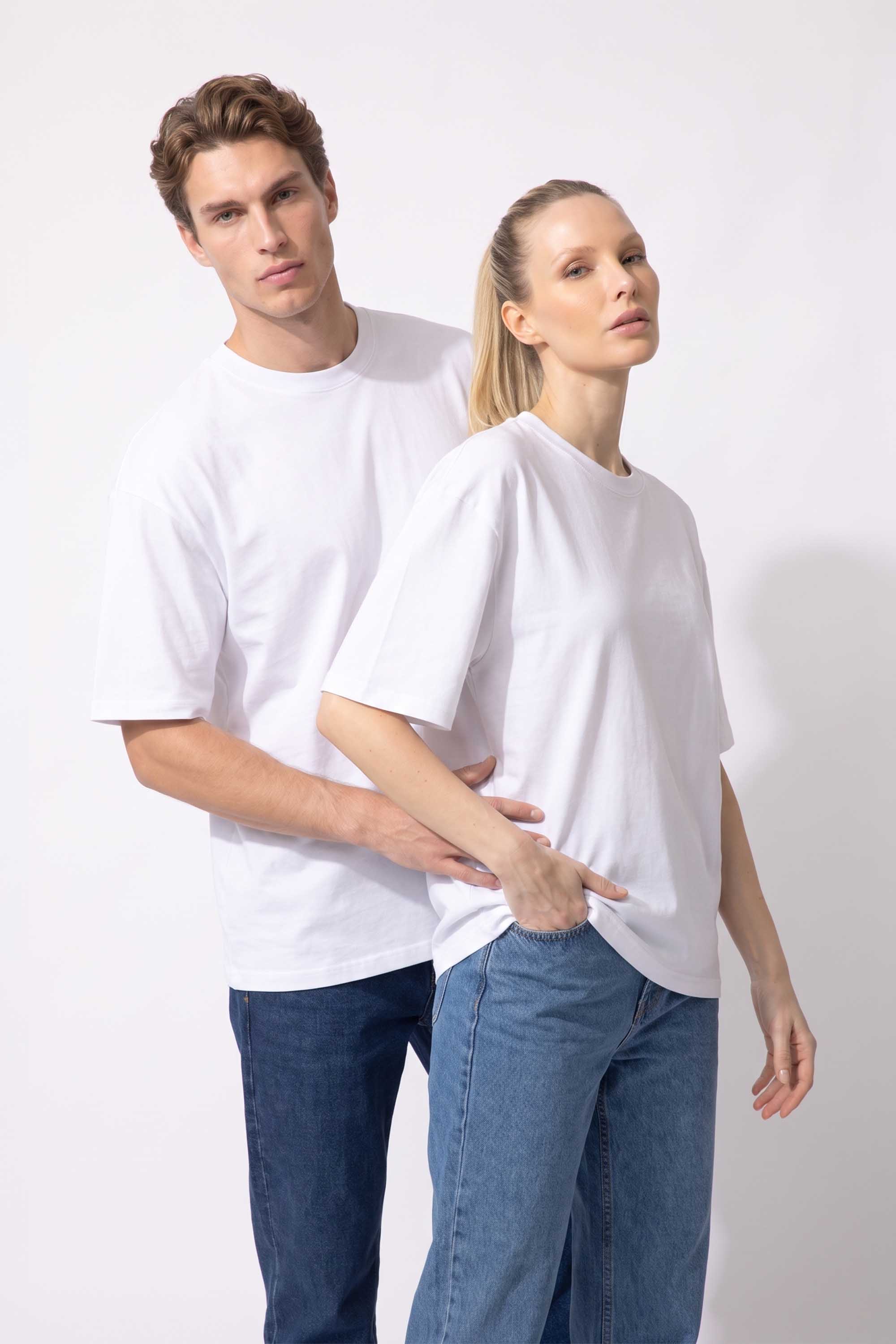 280GSM Ultra-heavyweight Boxy Fit Plain T-shirt
