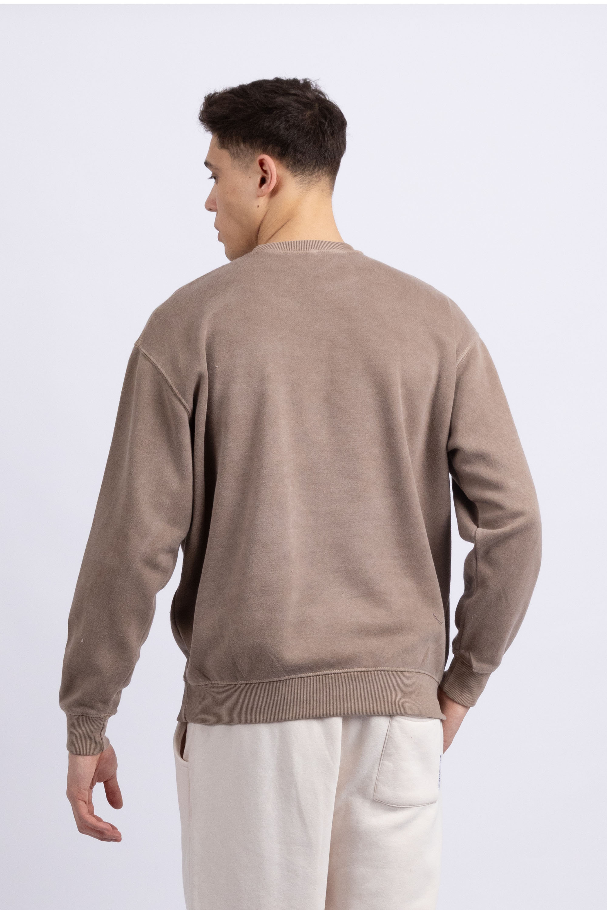 Unisex Acid Washed Plain Sweatshirt