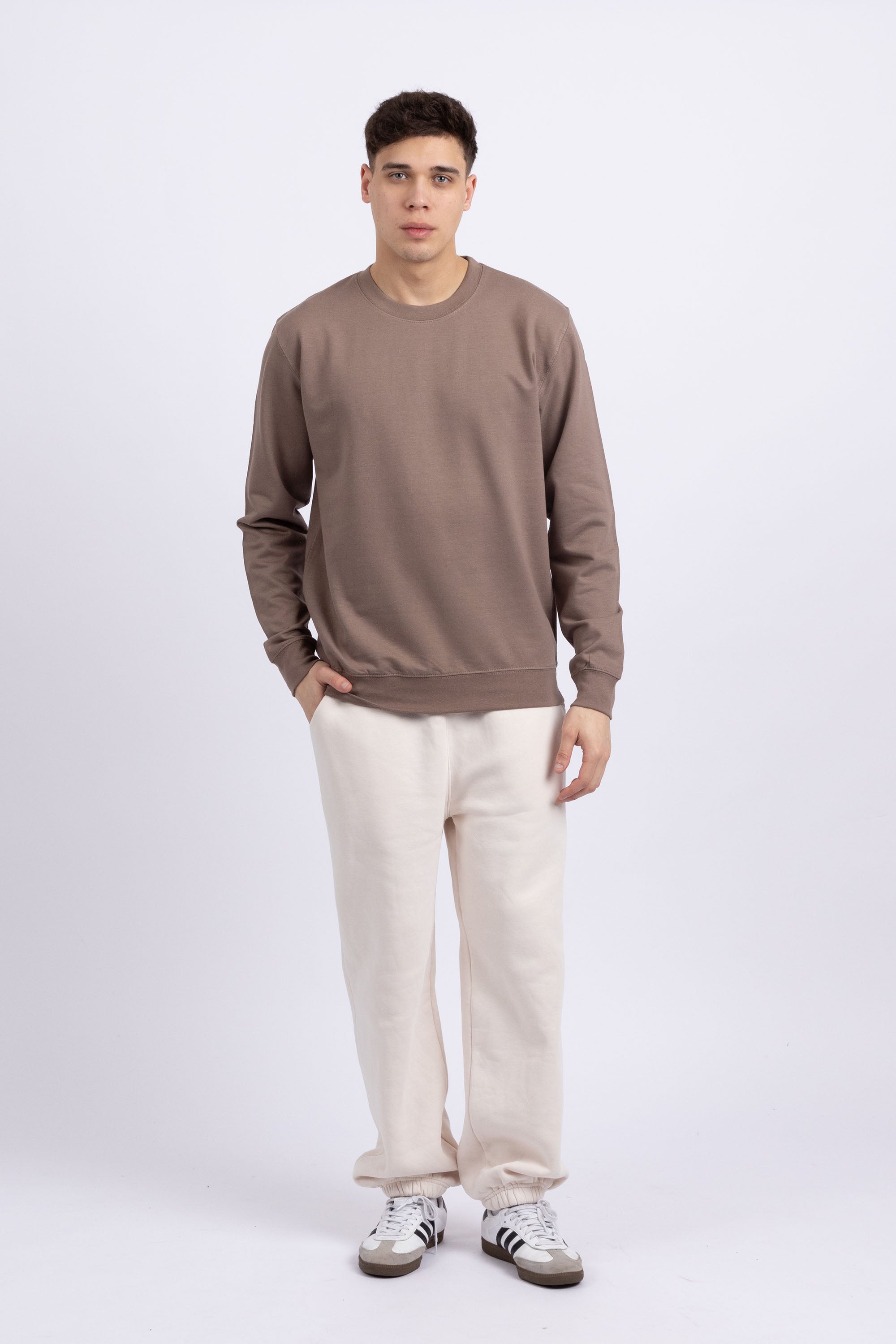 Unisex Crewneck Plain Sweatshirt