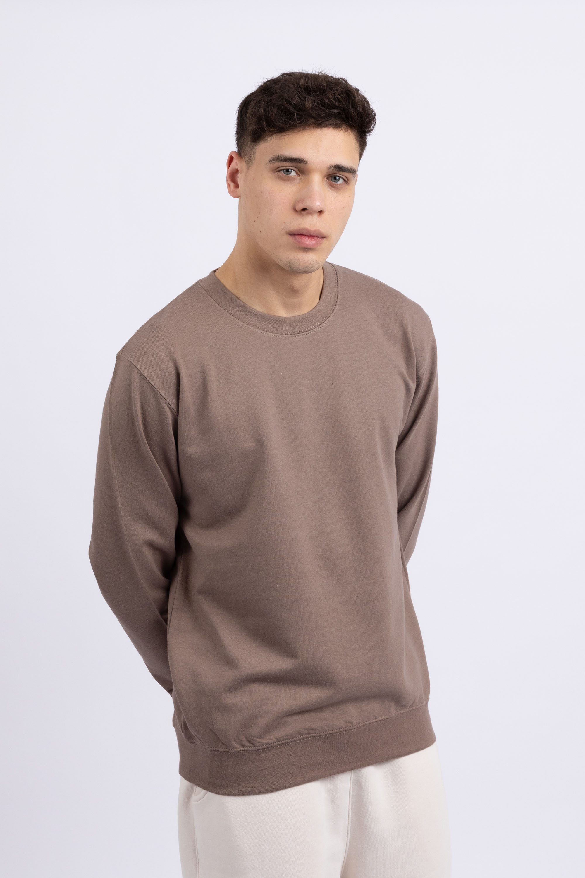 Unisex Crewneck Plain Sweatshirt