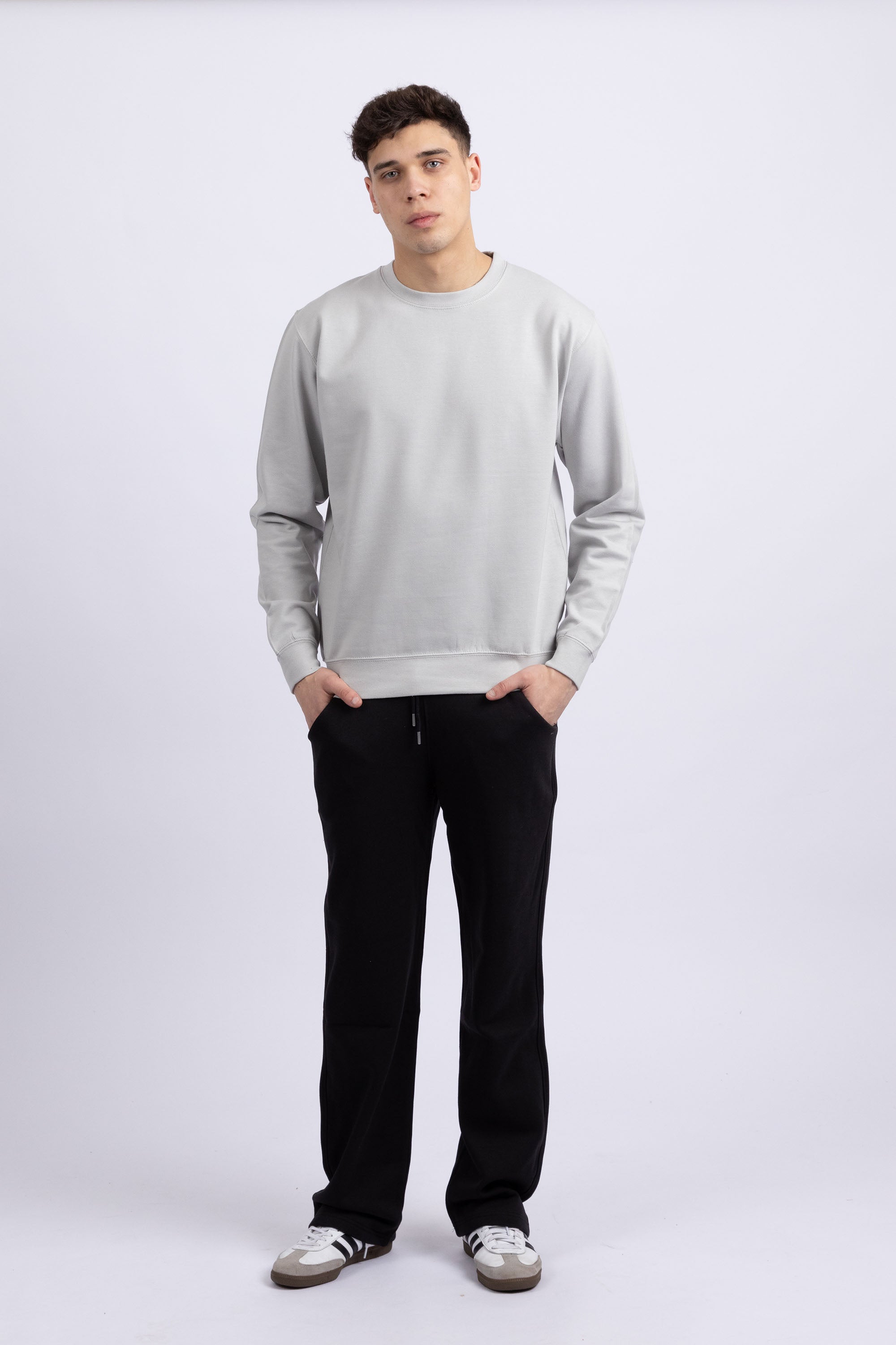 Unisex Crewneck Plain Sweatshirt