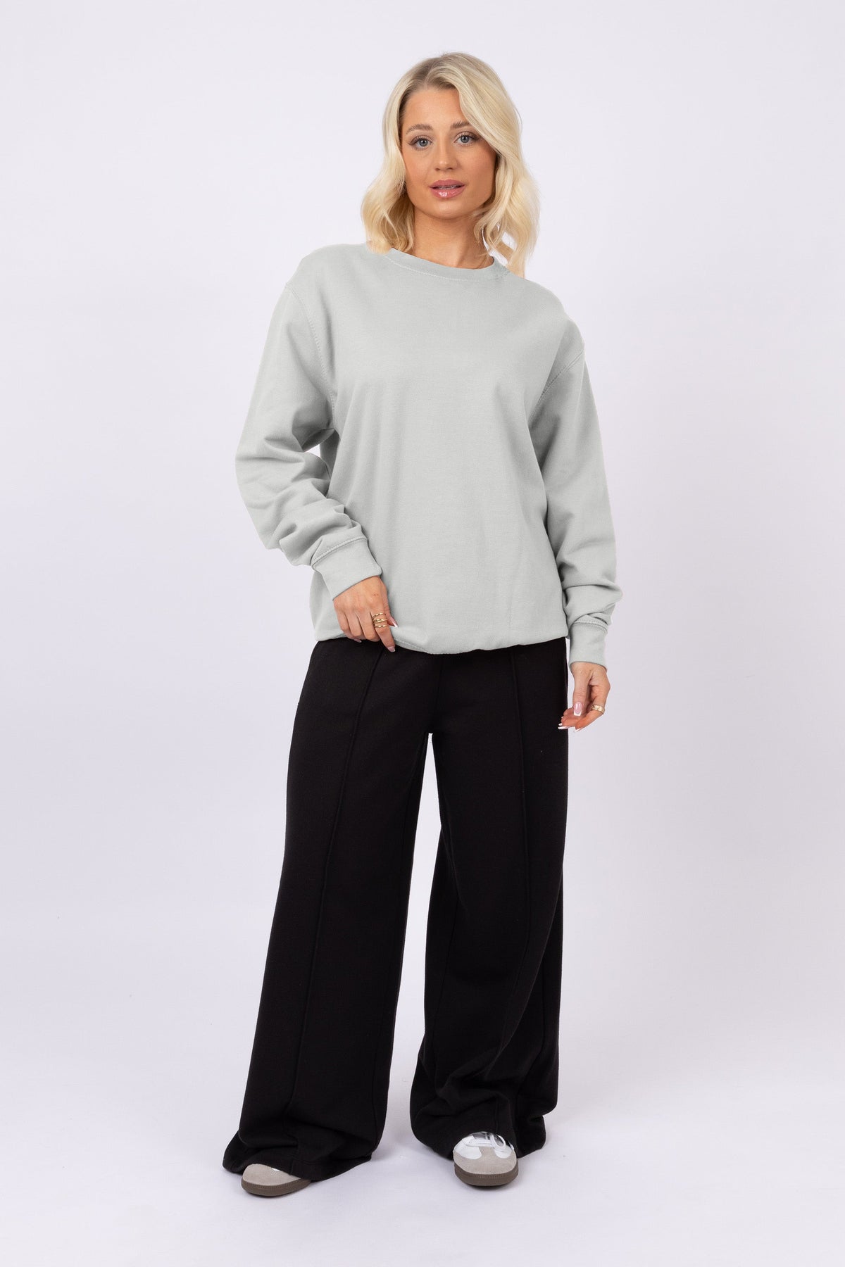 Unisex Crewneck Plain Sweatshirt