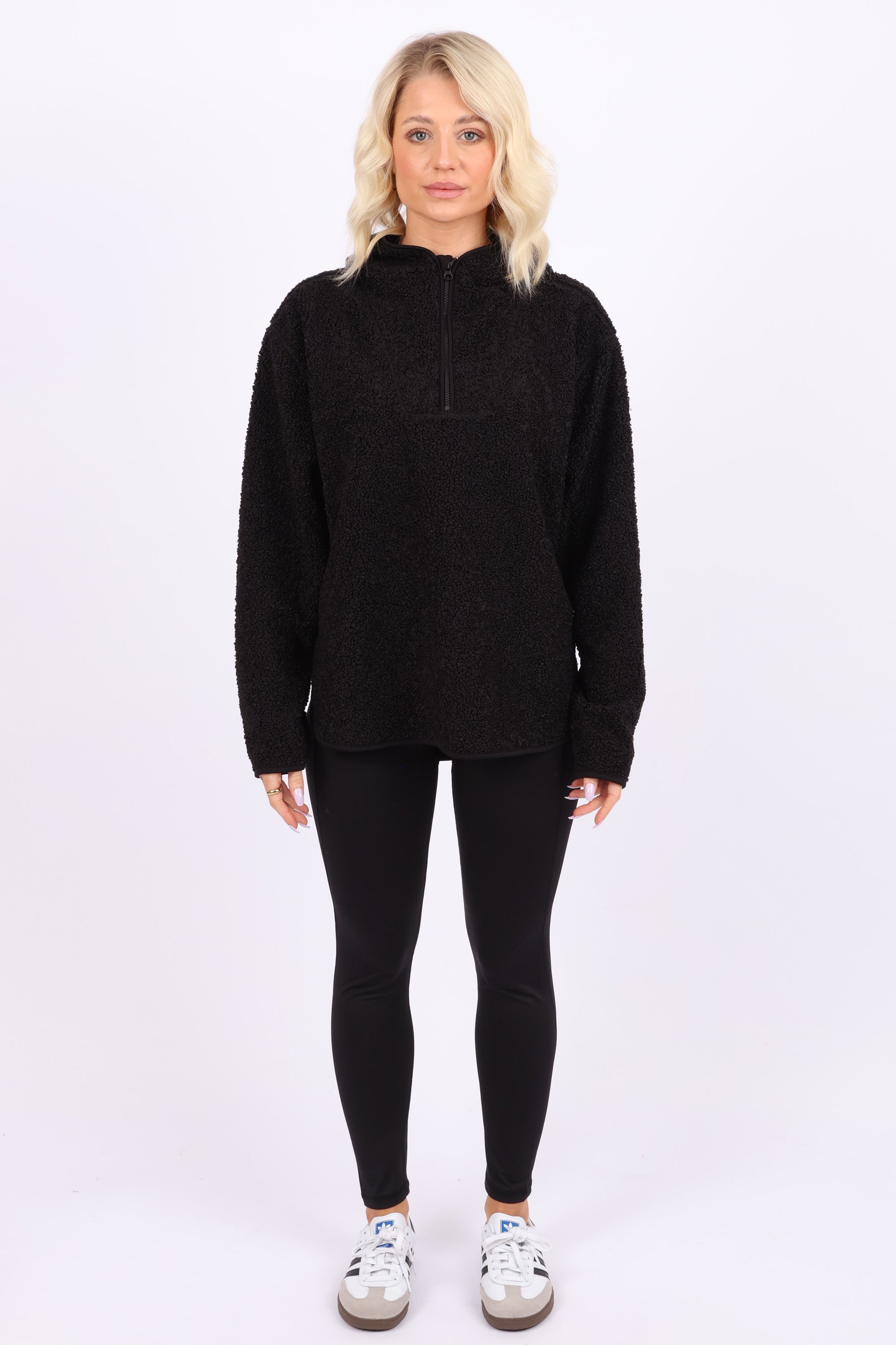 Pre-Order Sherpa 1/4 Zip Hoodie Top