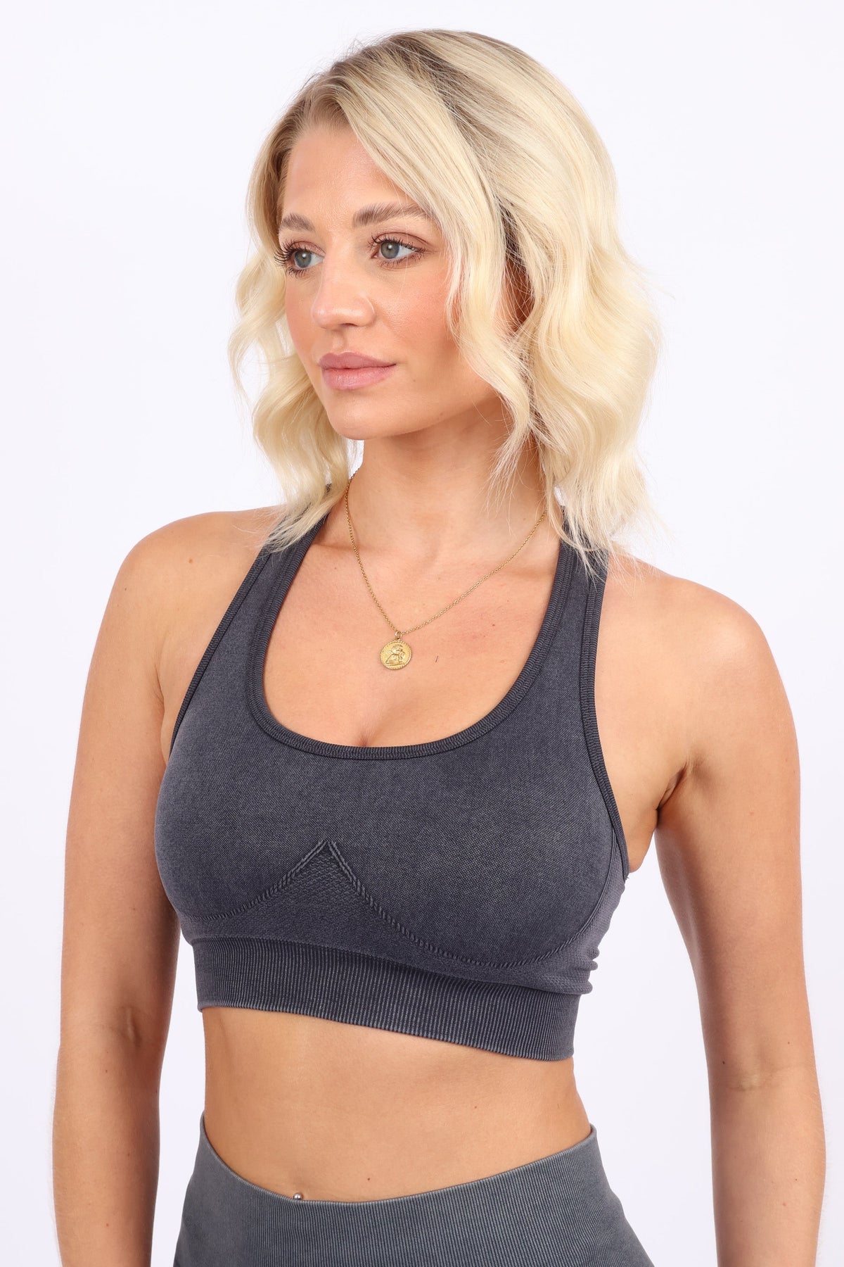 Pre-Order Seamless '3D fit' Multi-Sport Denim Look Bra