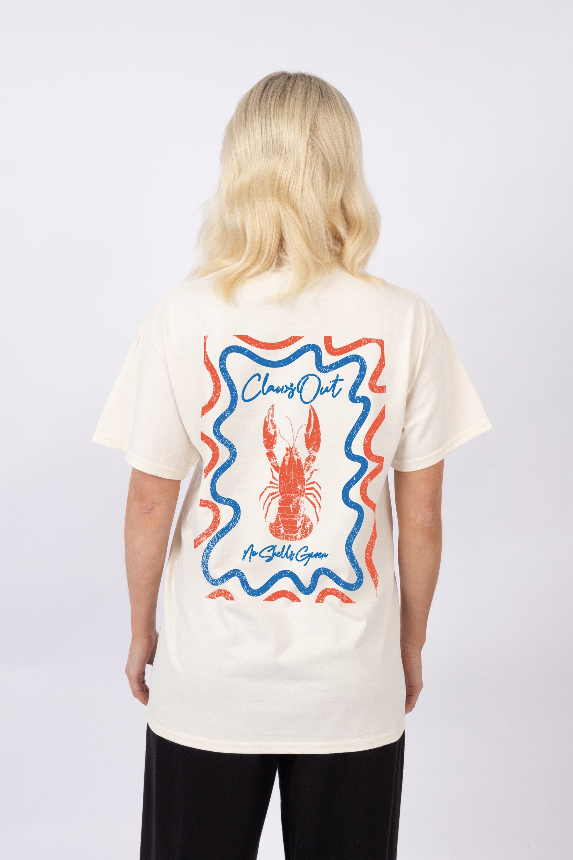 Claws Out Seafood Printed T-Shirt (Custom Pack)