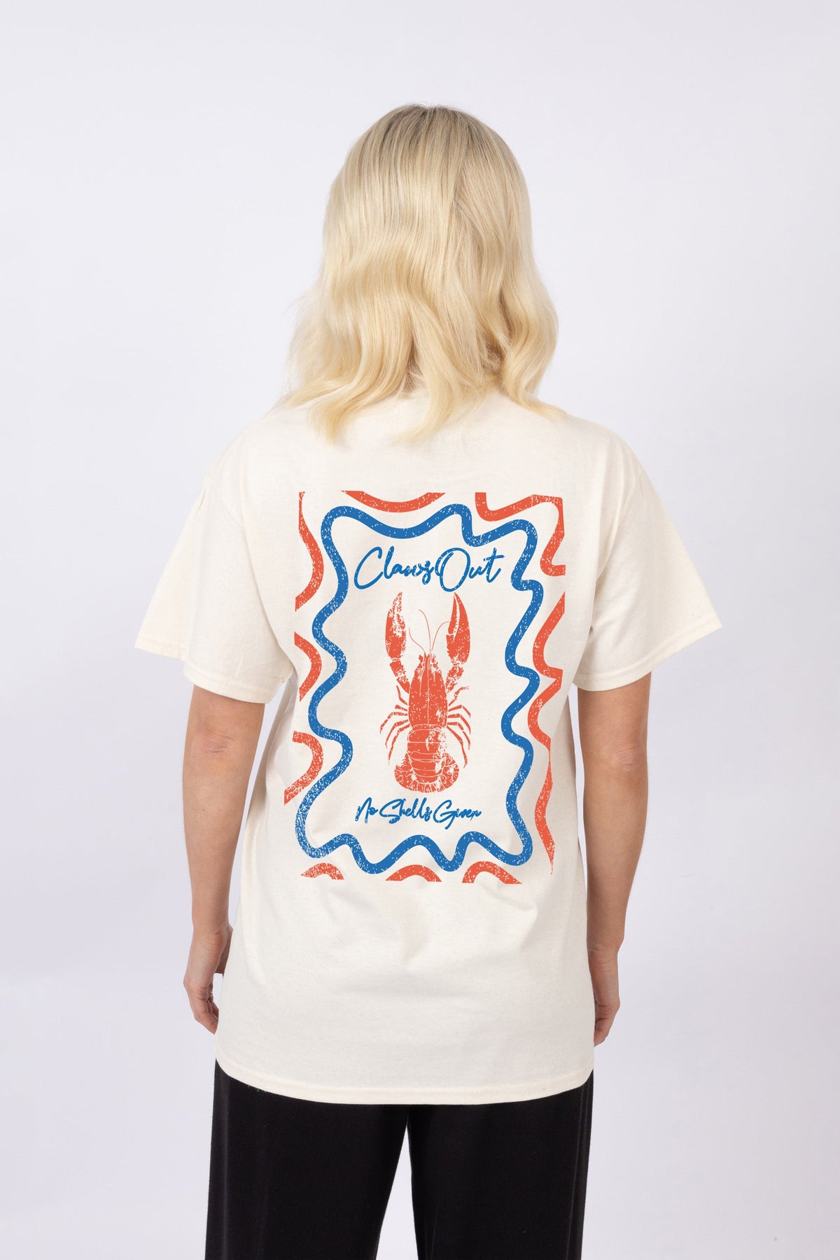 Claws Out Seafood Printed T-Shirt