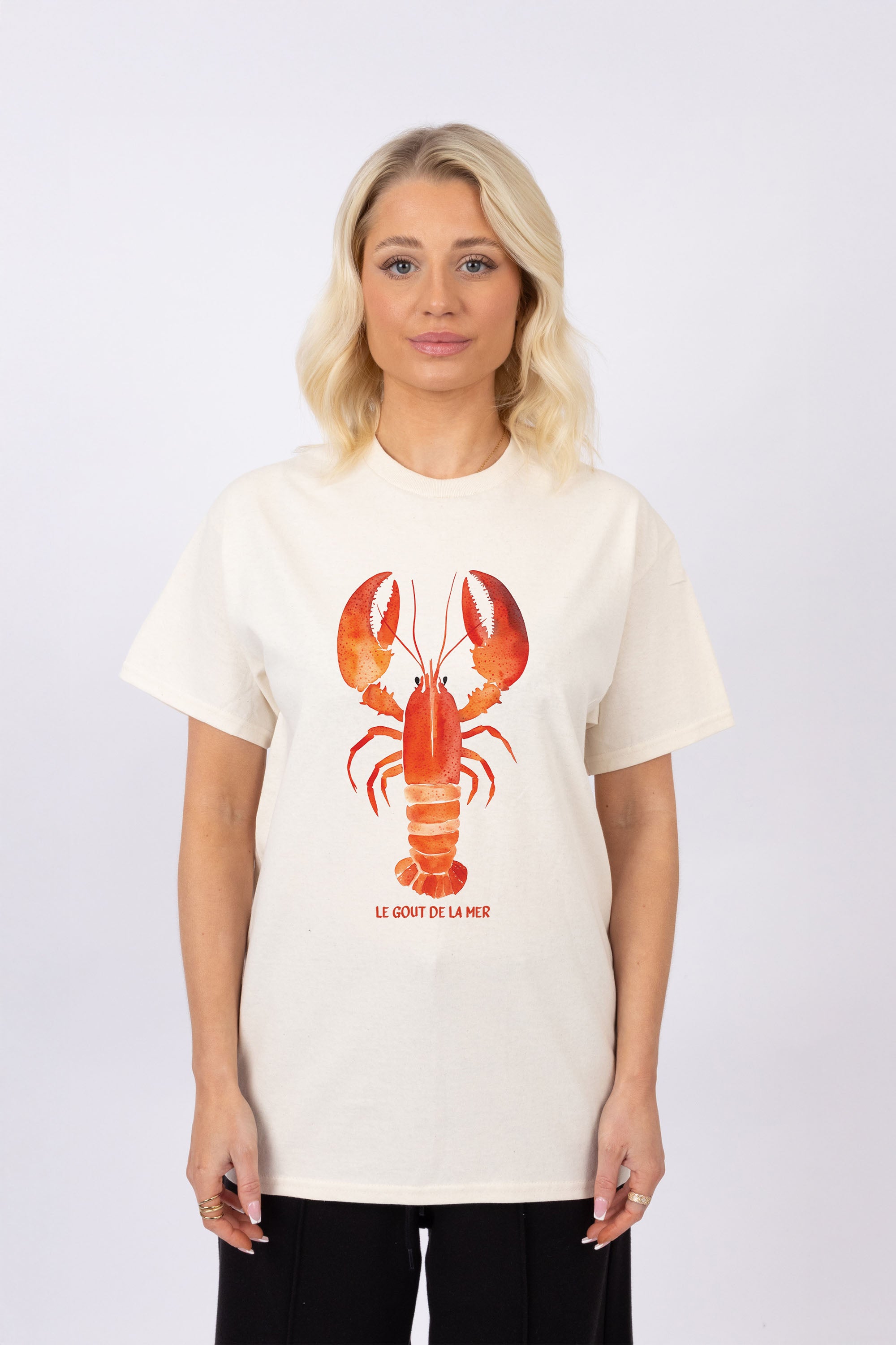 Lobster Seafood Printed T-Shirt
