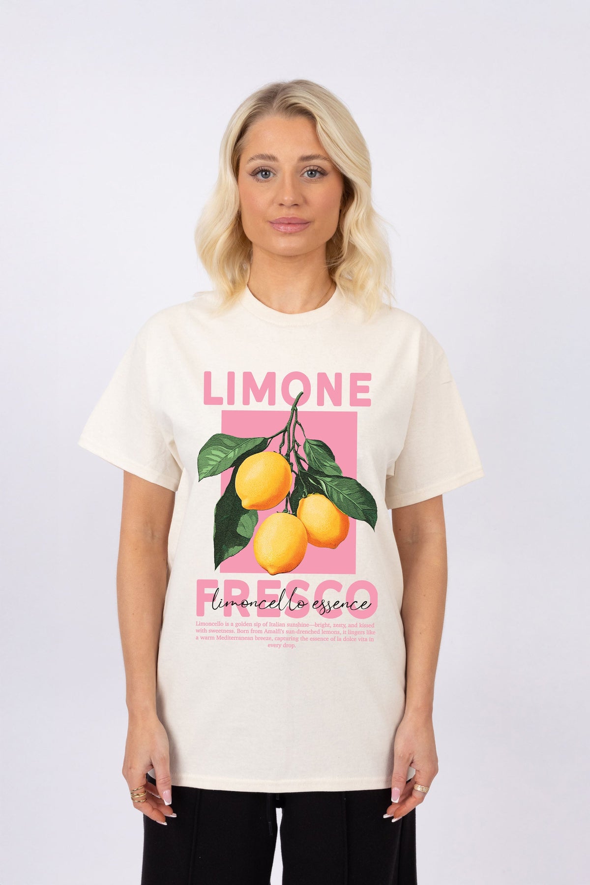 Regular Fit T-shirt in Limone Fresco Print