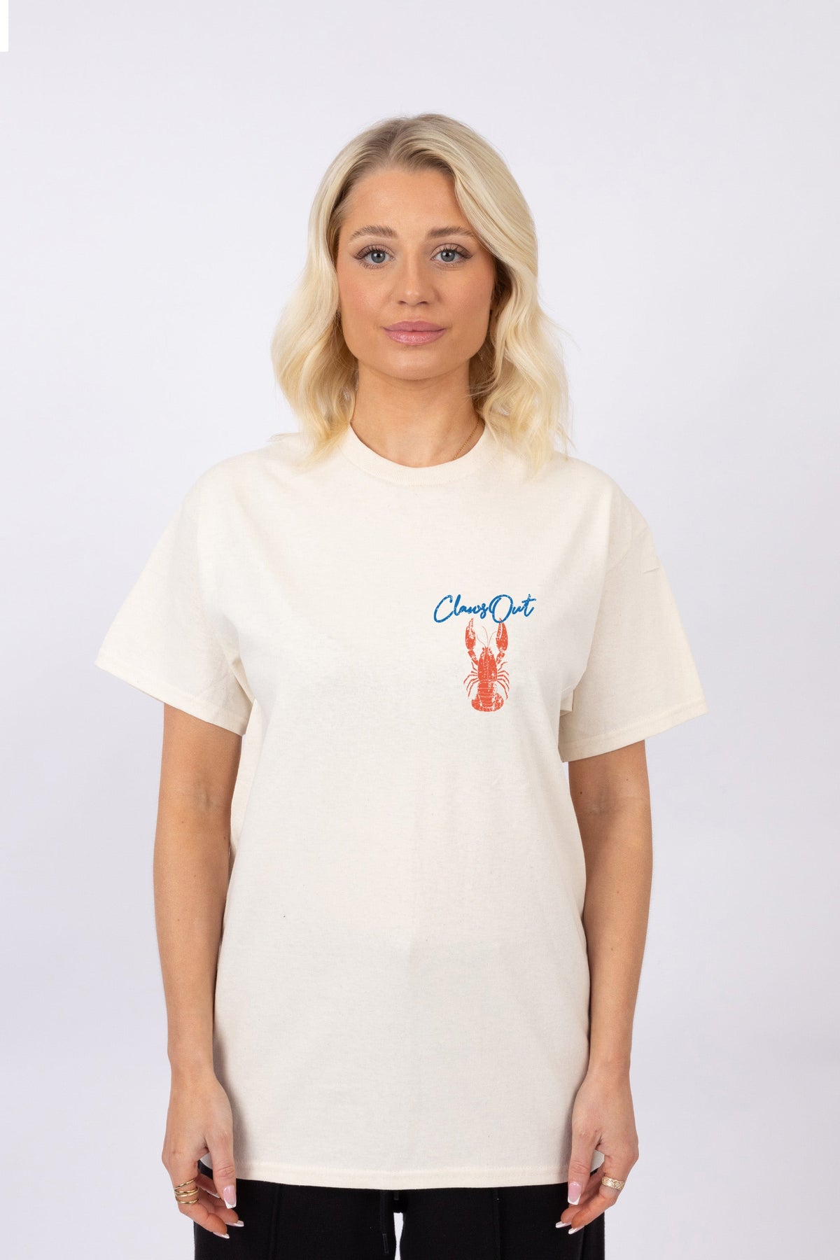 Claws Out Seafood Printed T-Shirt