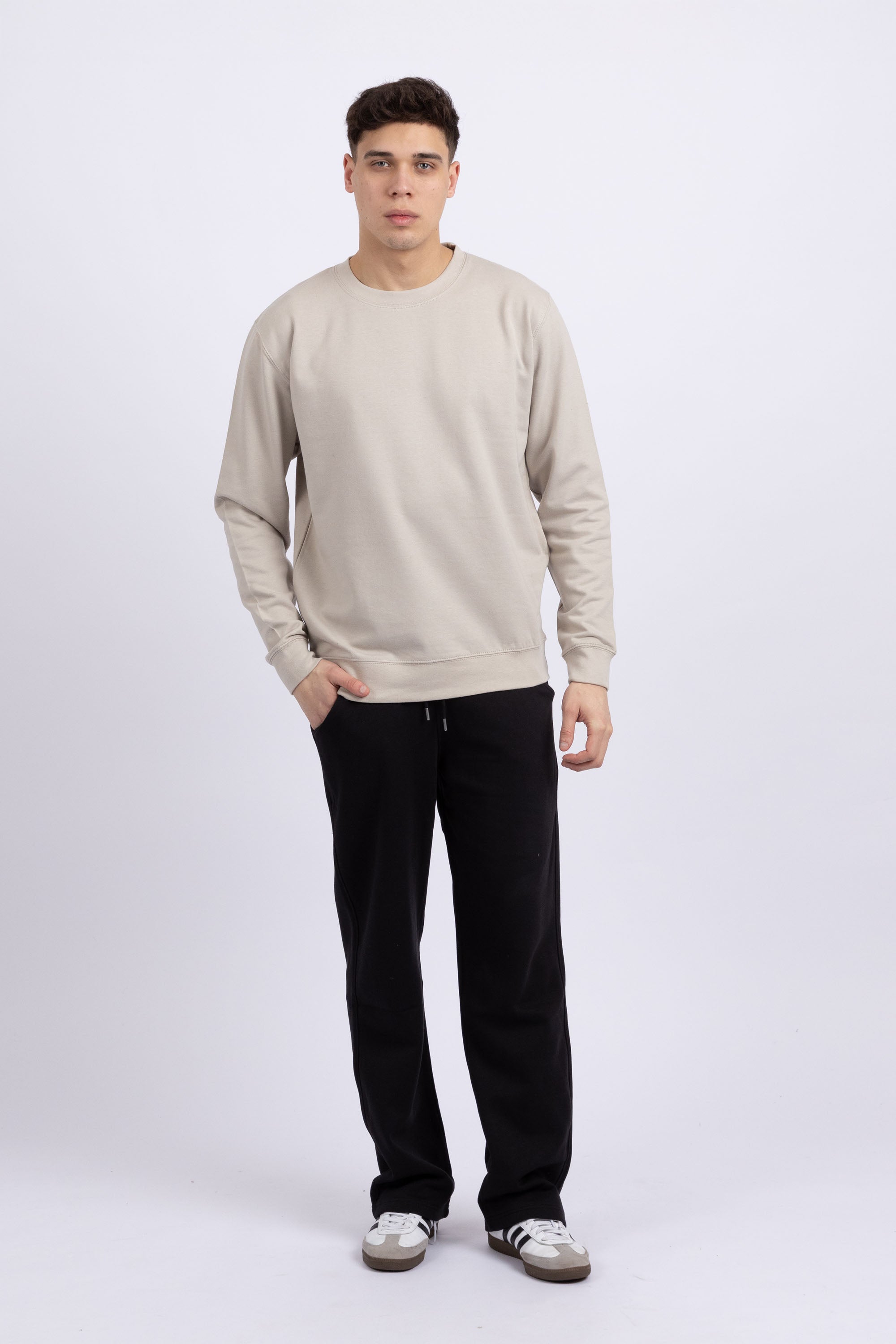 Unisex Crewneck Plain Sweatshirt