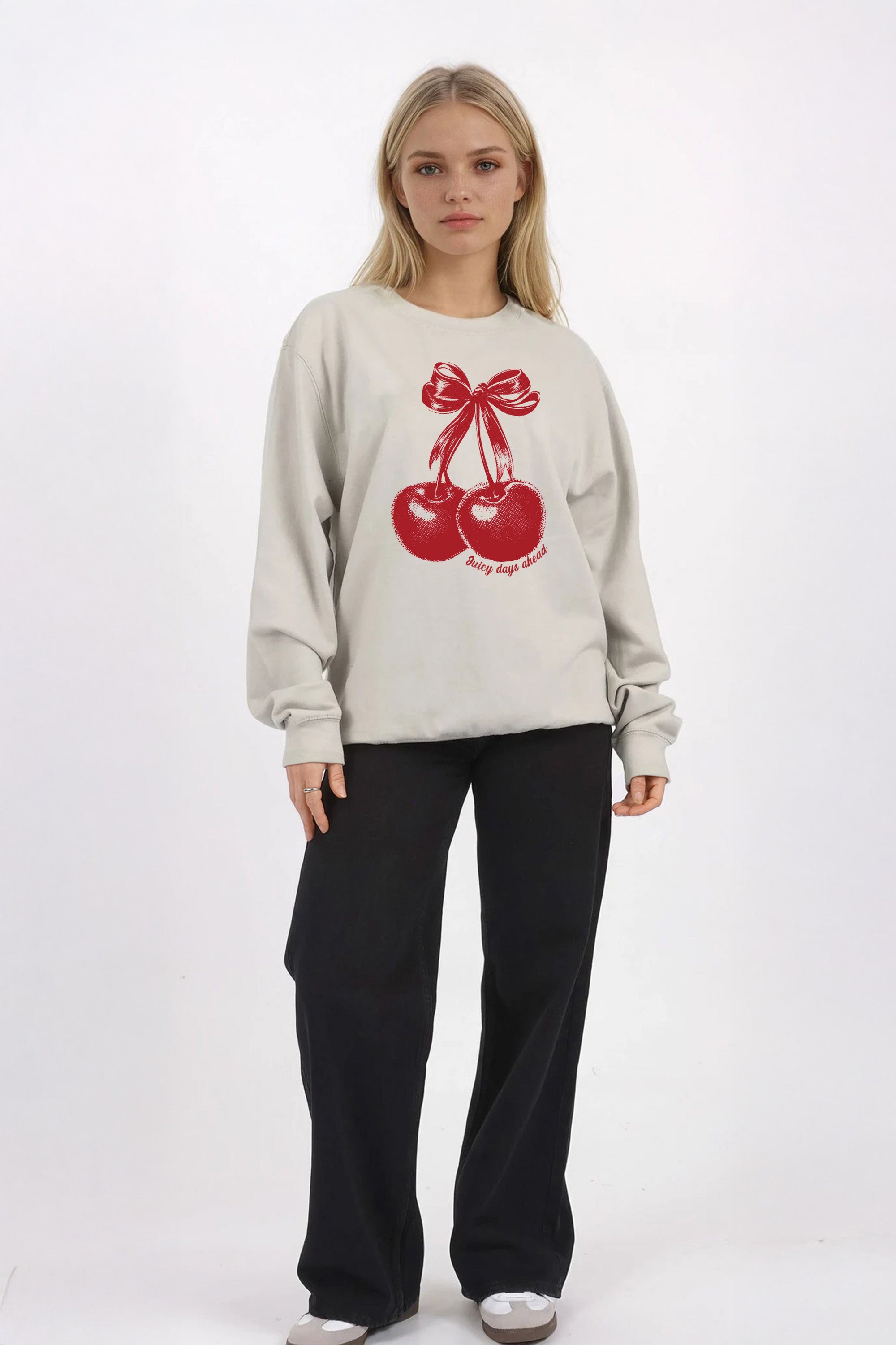 Juicy Days Ahead Printed Sweatshirt