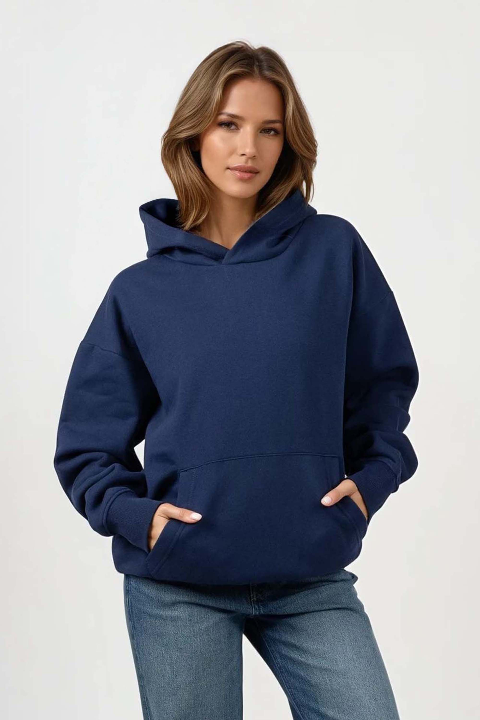 Premium 450GSM Heavyweight Pullover Plain Hoodie