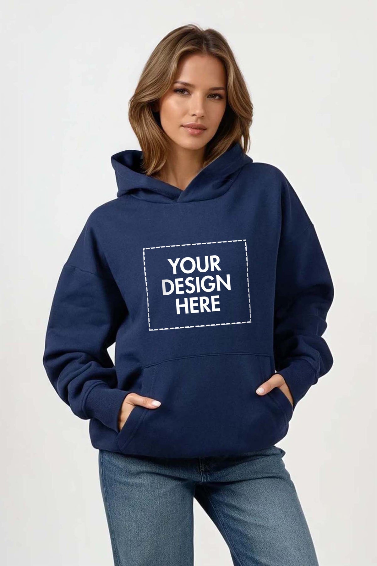 Premium 450GSM Heavyweight Pullover Custom Hoodie