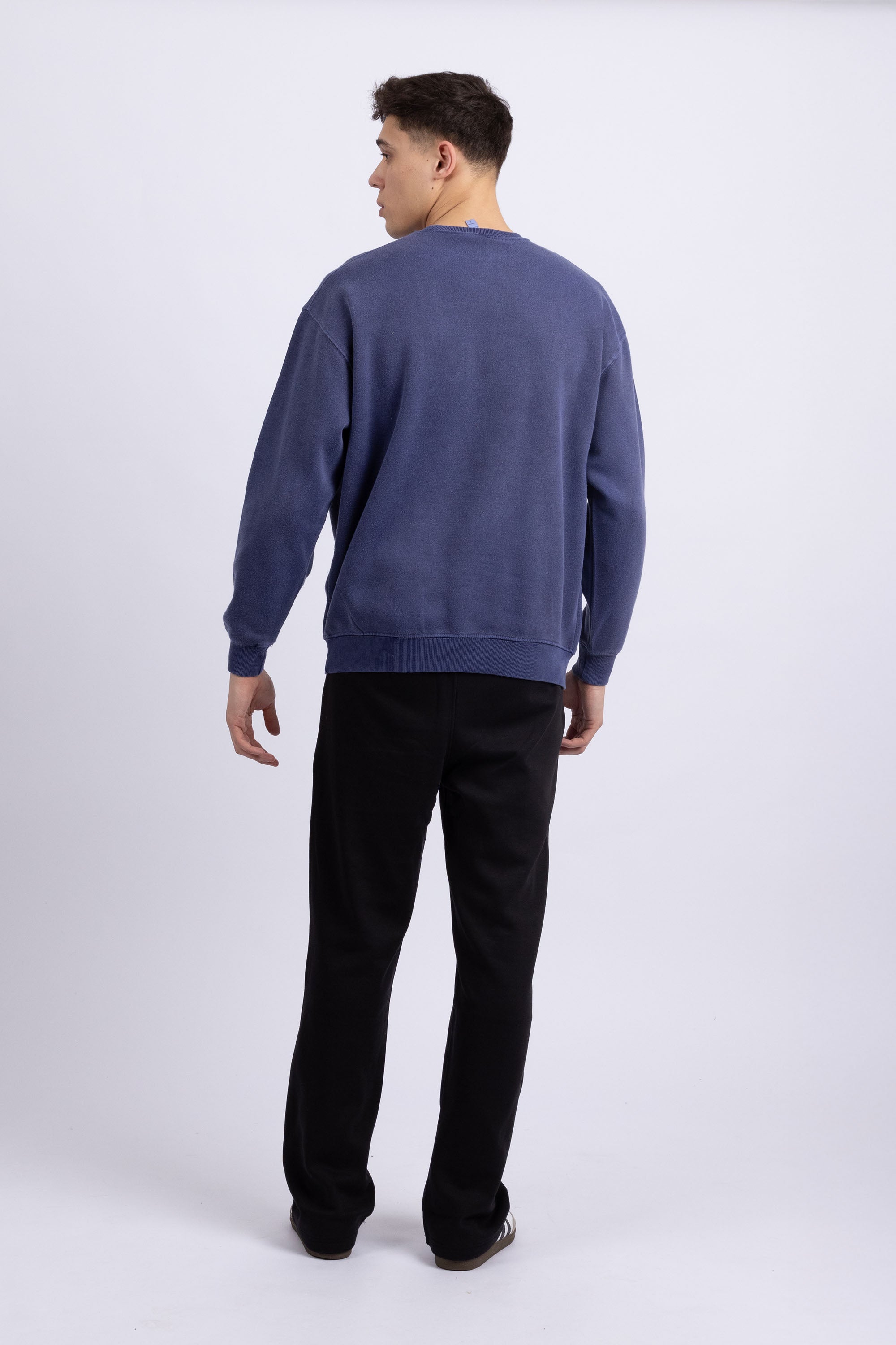 Unisex Acid Washed Plain Sweatshirt