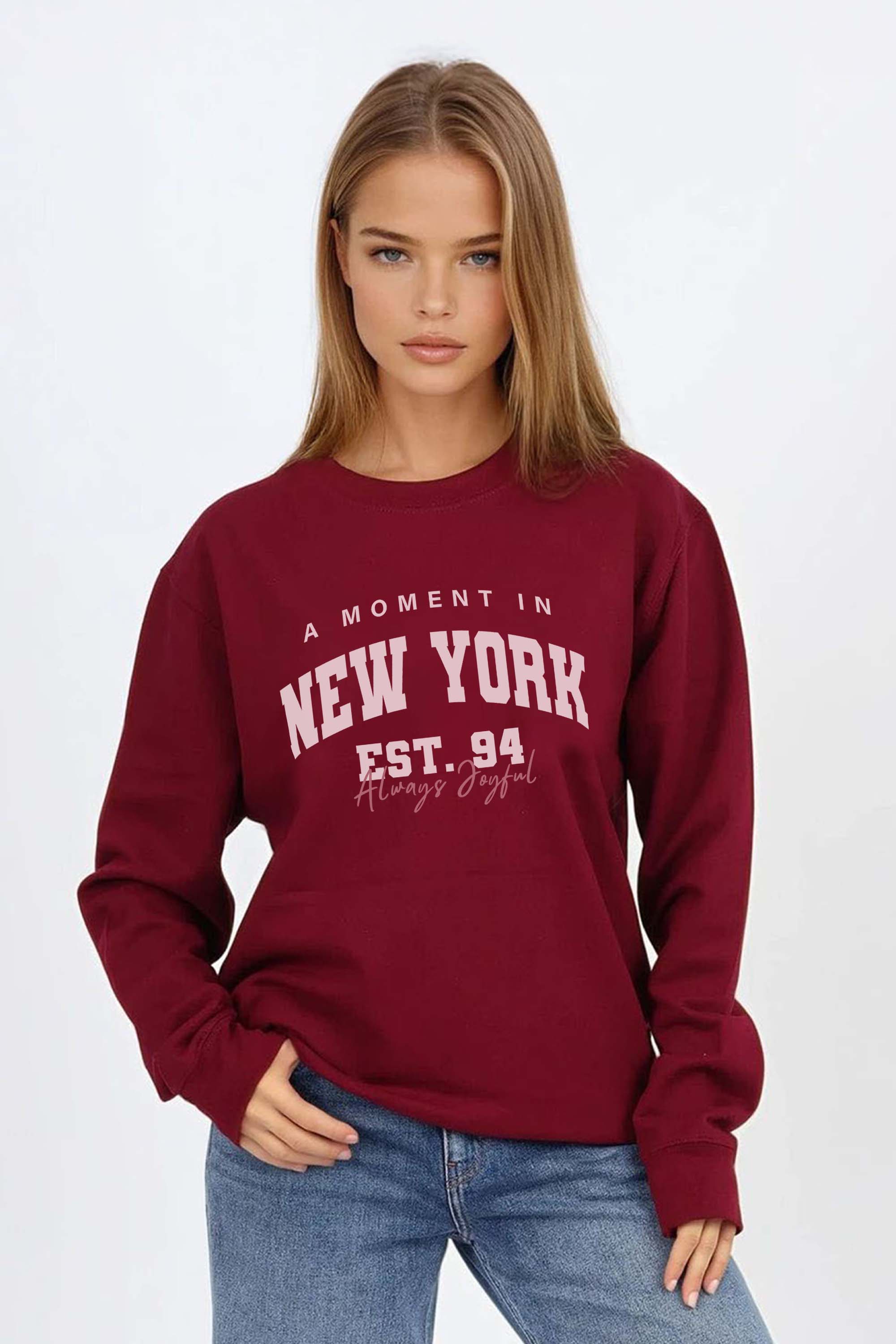 New York Printed Sweatshirt
