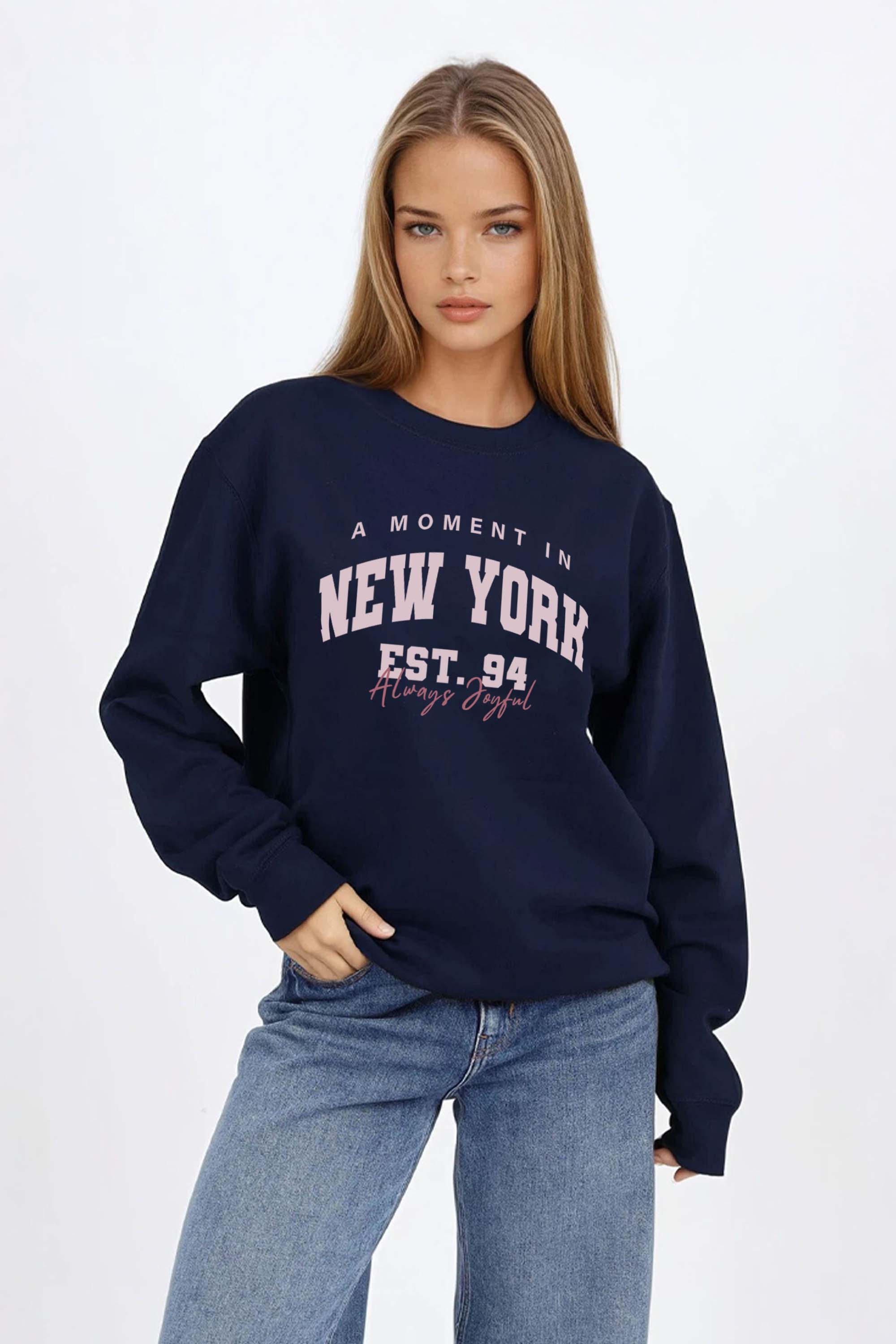 New York Printed Sweatshirt