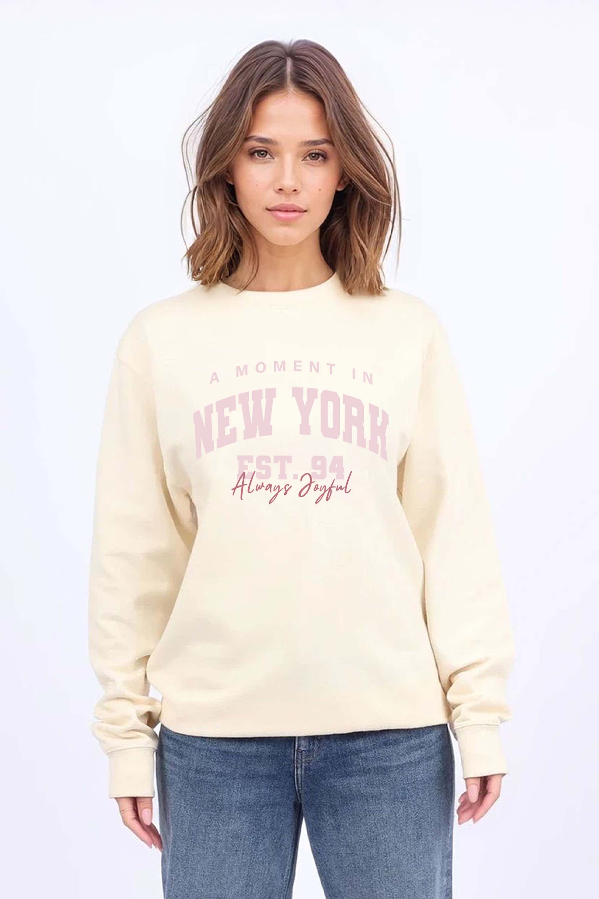 New York Printed Sweatshirt