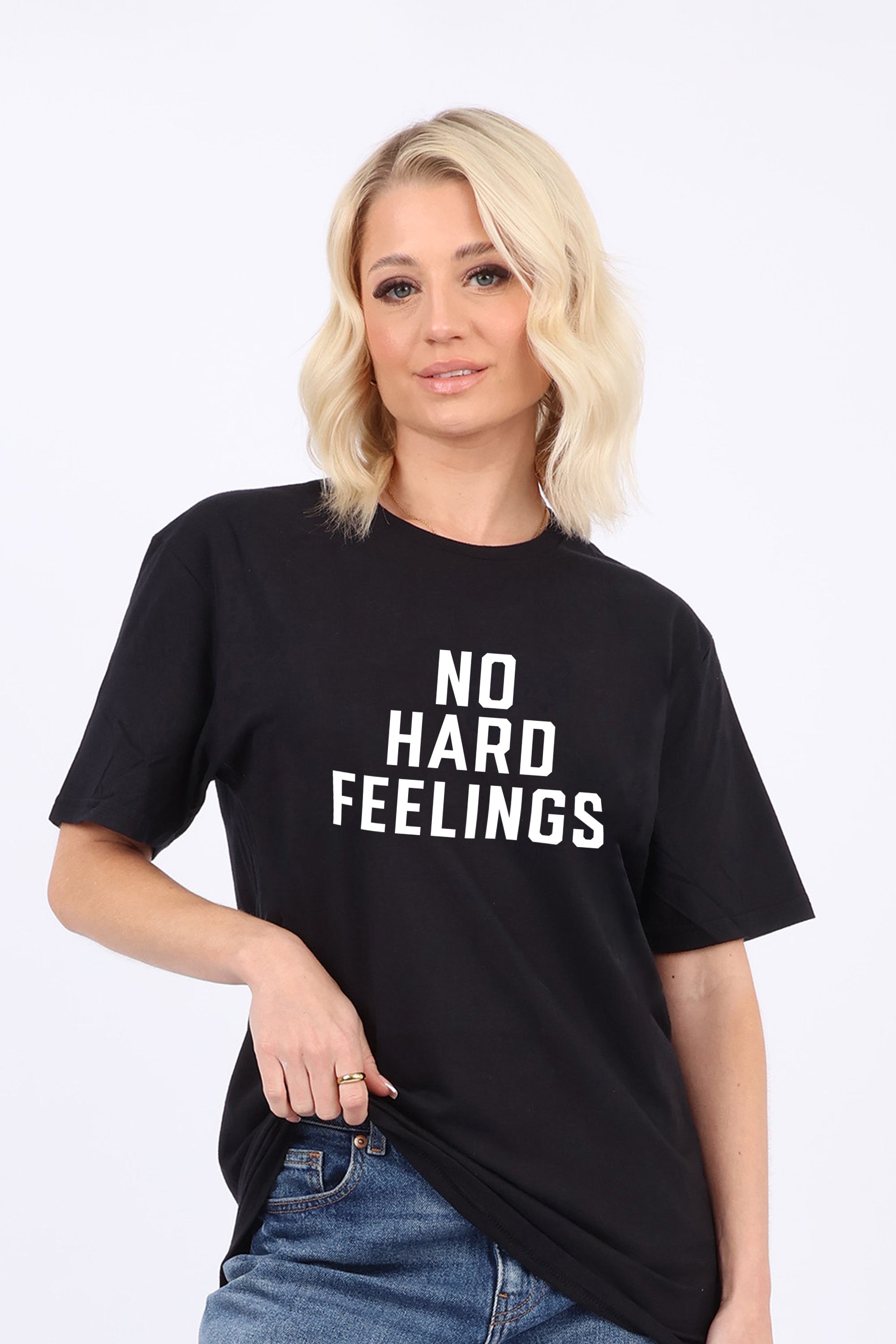 No Hard Feelings Printed T-Shirt