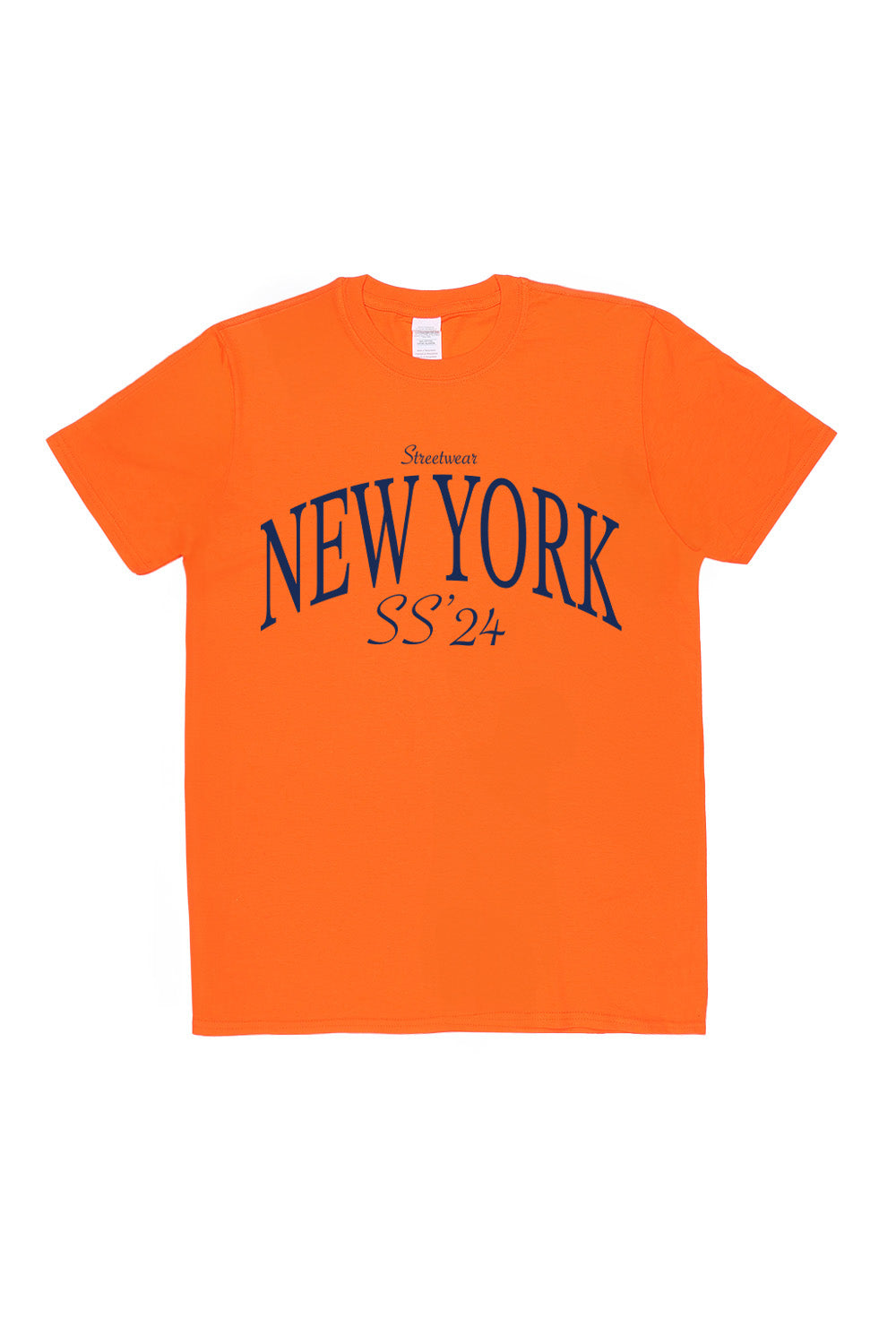 New York T Shirt in Orange Custom Packs Missi Clothing