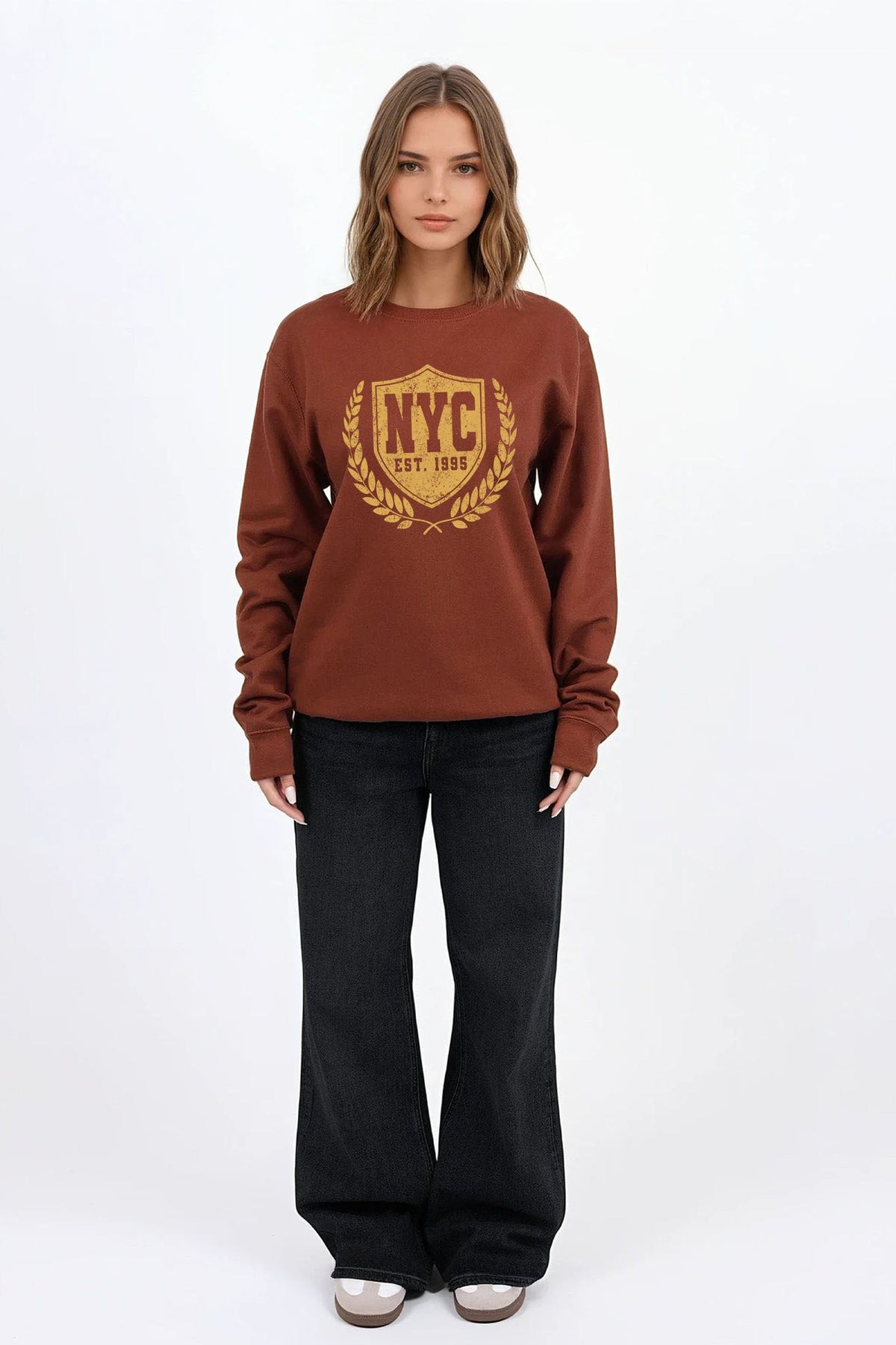 Vintage NYC Shield Printed Sweatshirt