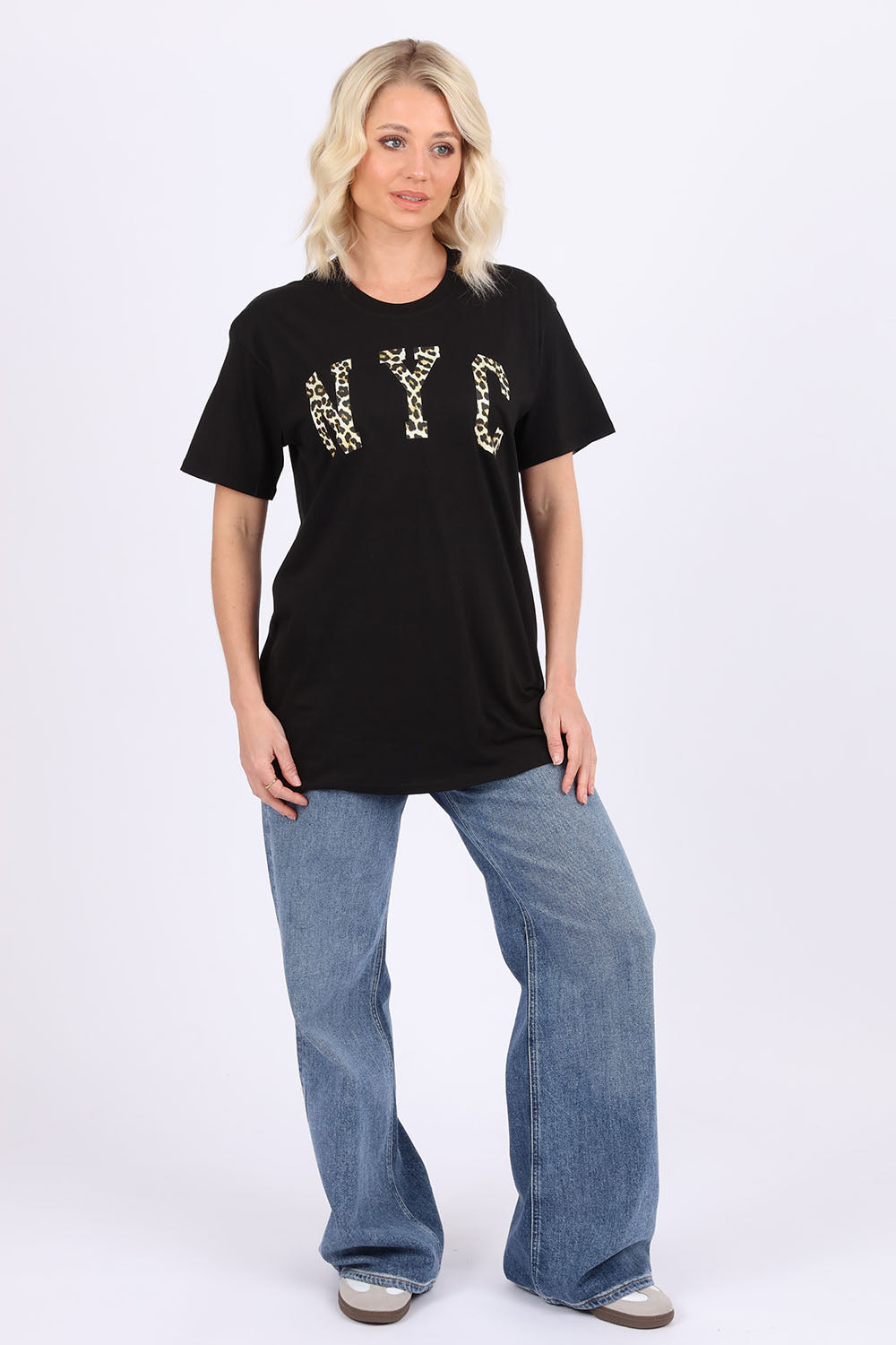 Leopard NYC Printed T-Shirt
