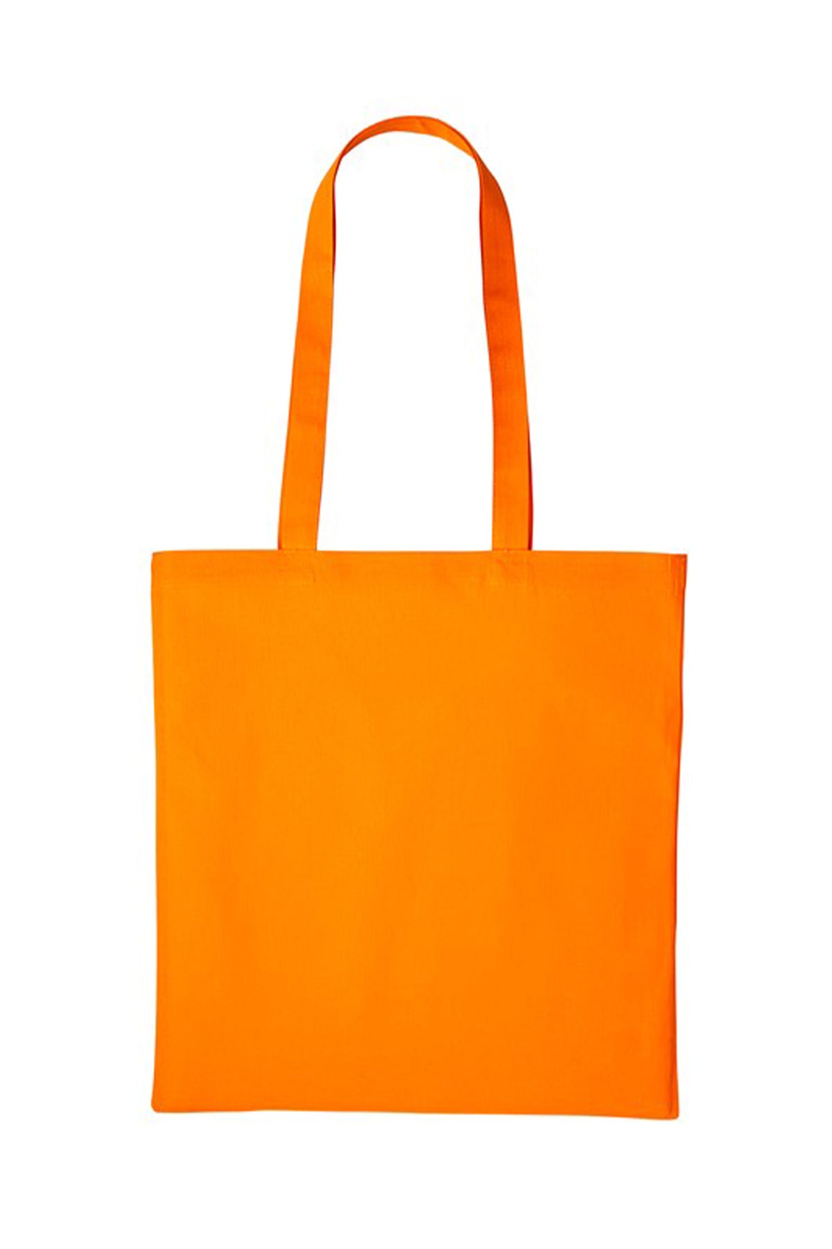 Custom Printed Cotton Shopper Long Handle Canvas Bag