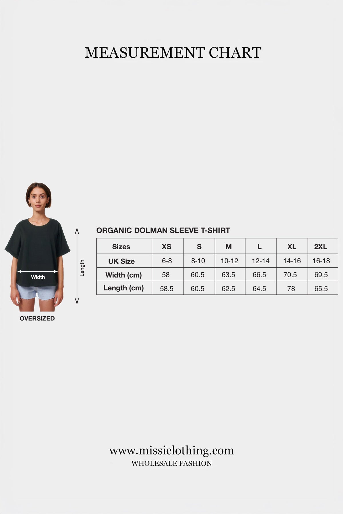 Organic Oversized Women’s Dolman Sleeve Custom-Printed T-Shirt