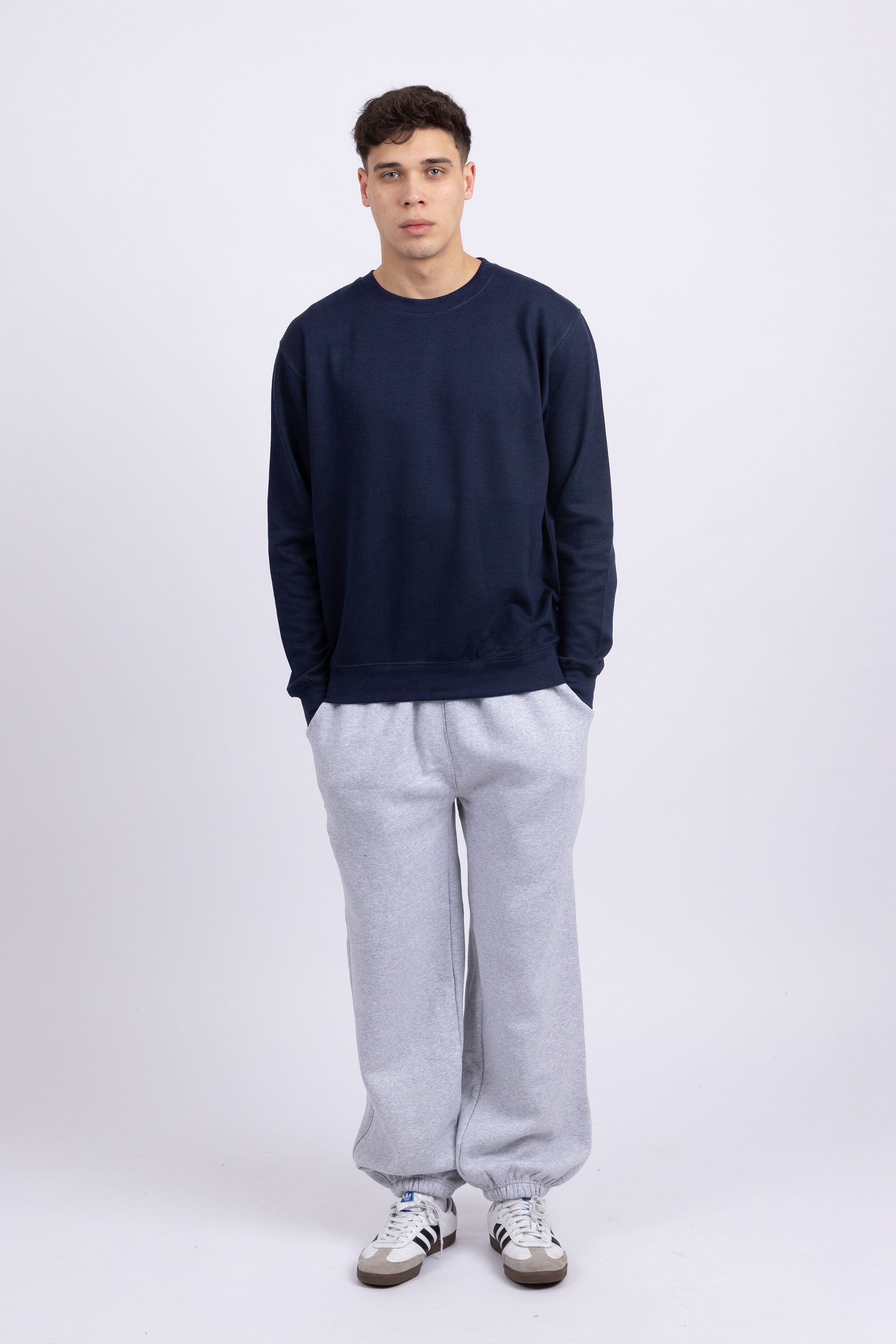 Unisex Crewneck Plain Sweatshirt