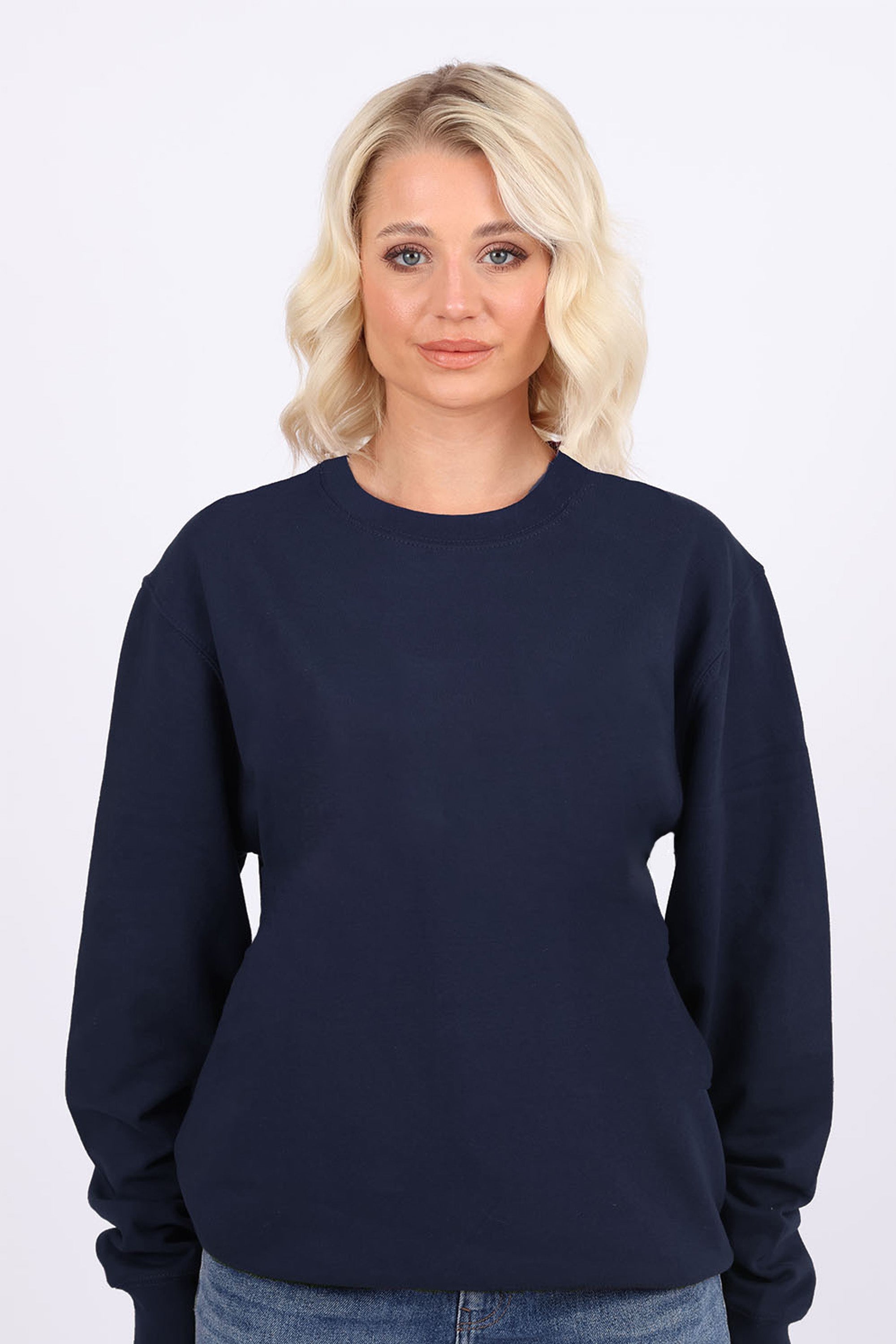 Unisex Crewneck Plain Sweatshirt