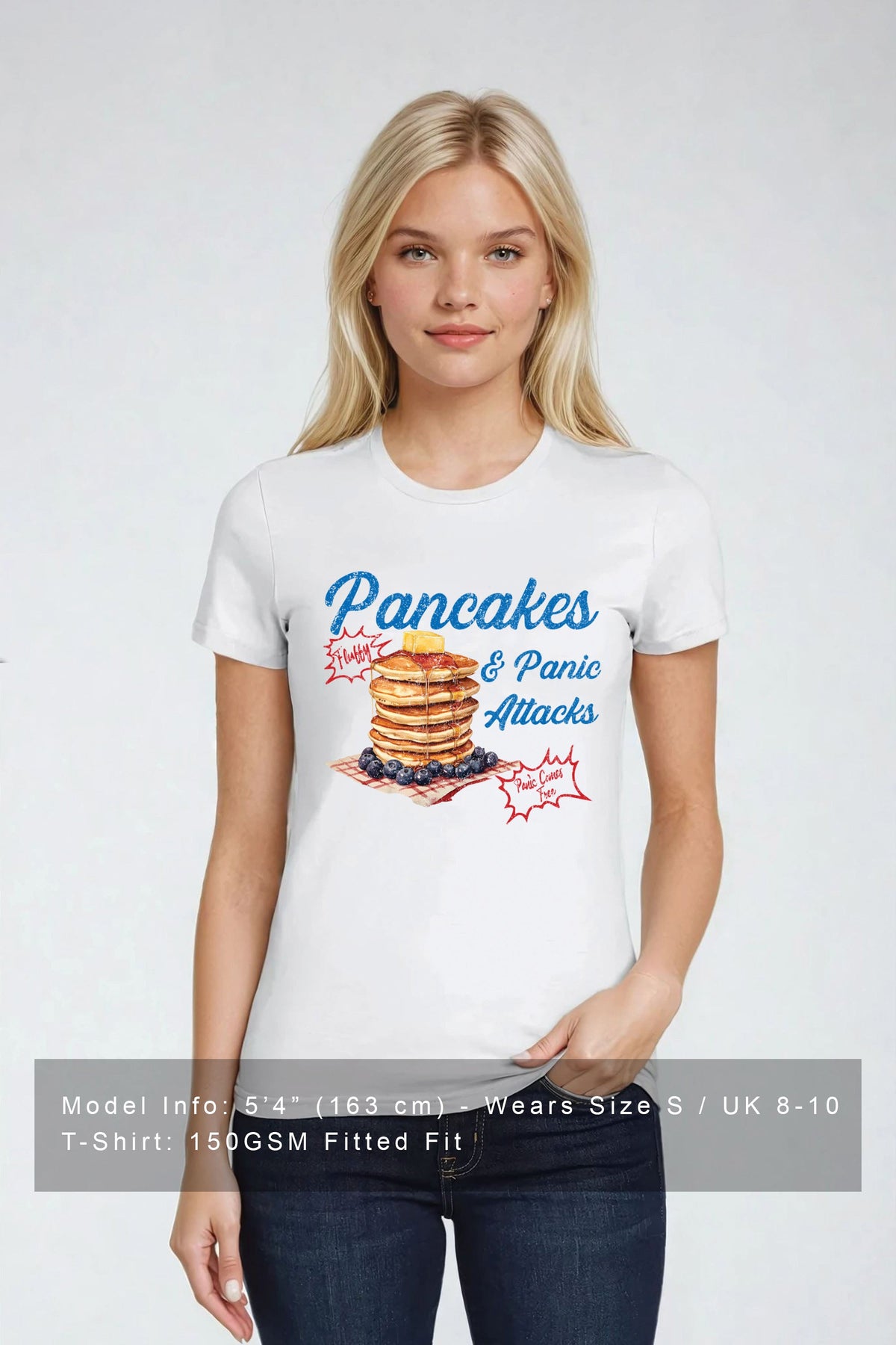 Regular Fit T-Shirt In Pancakes Print