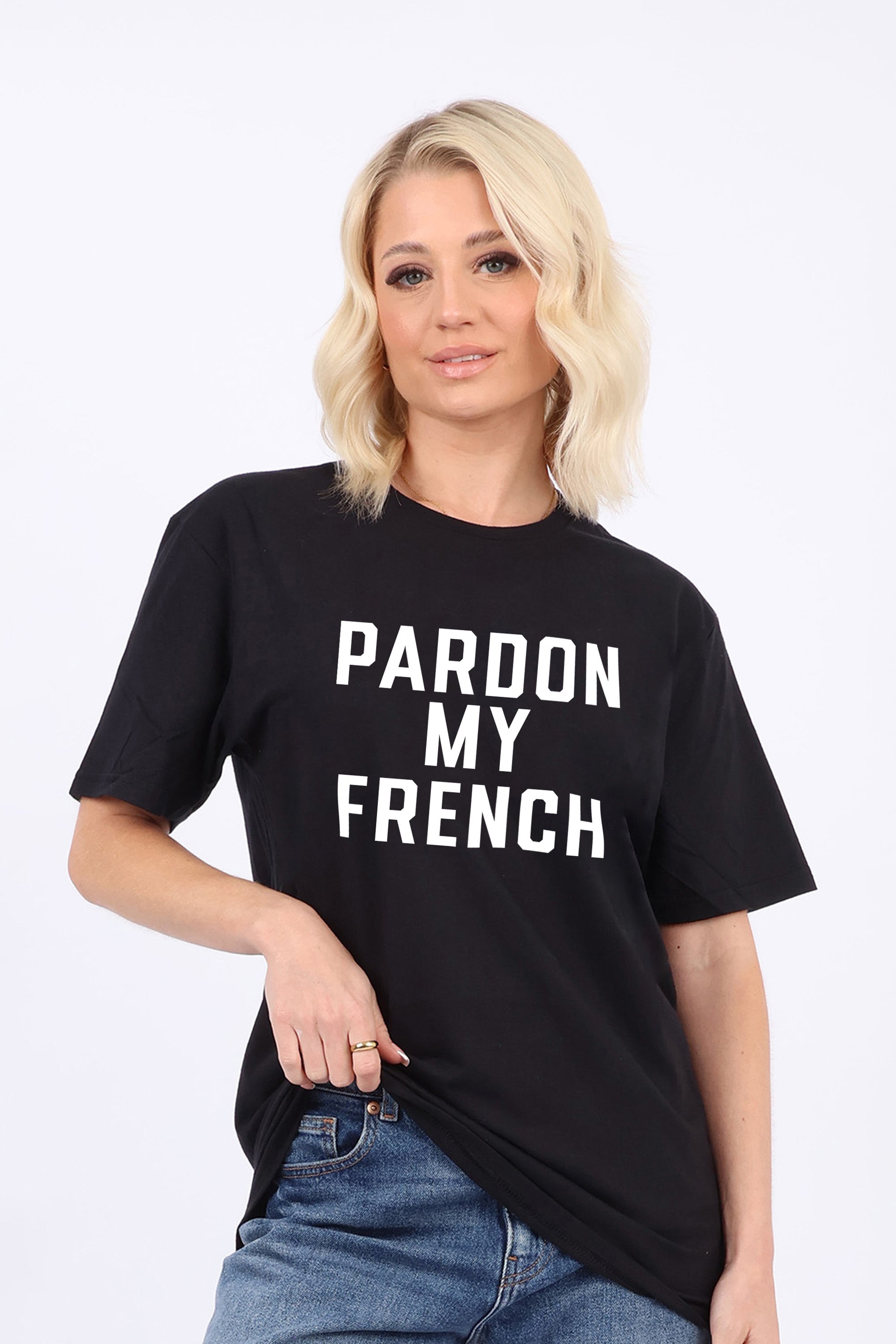 Pardon My French Printed T-Shirt
