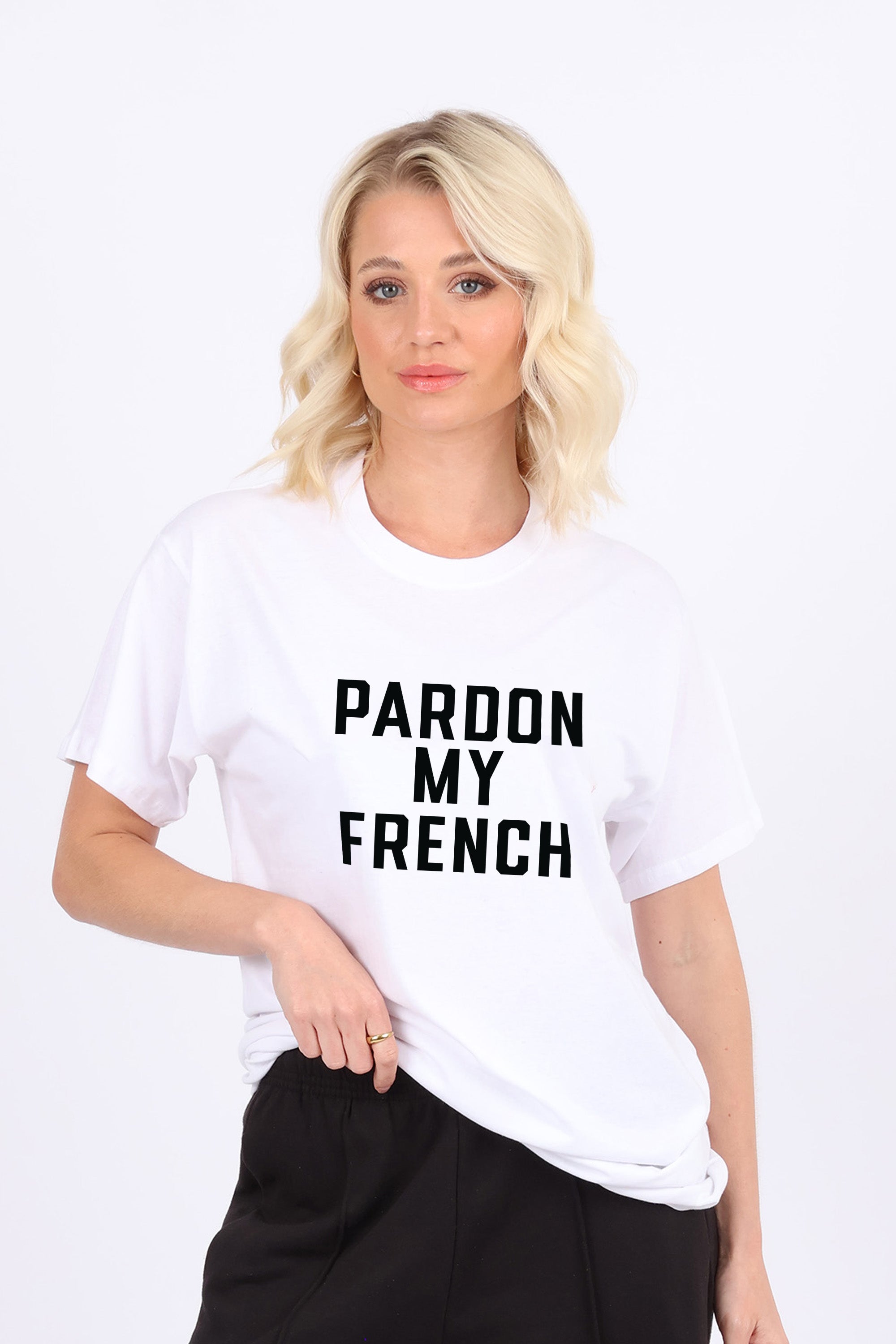 Pardon My French Printed T-Shirt