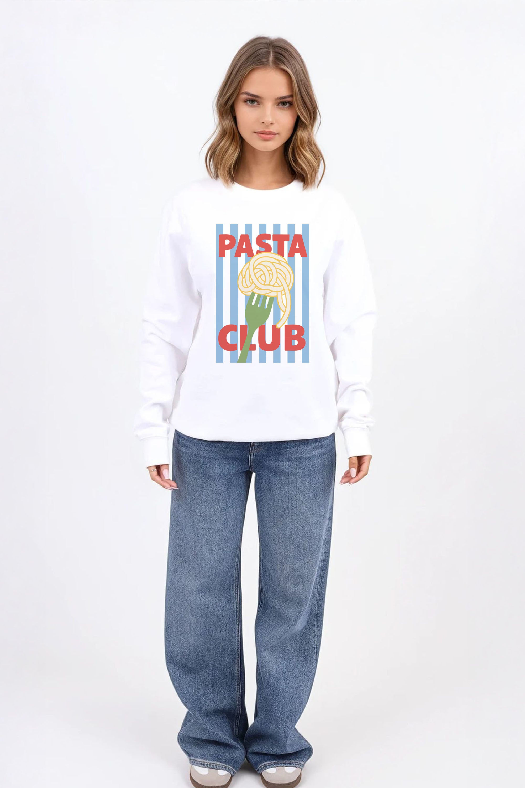 Pasta Club Printed Sweatshirt