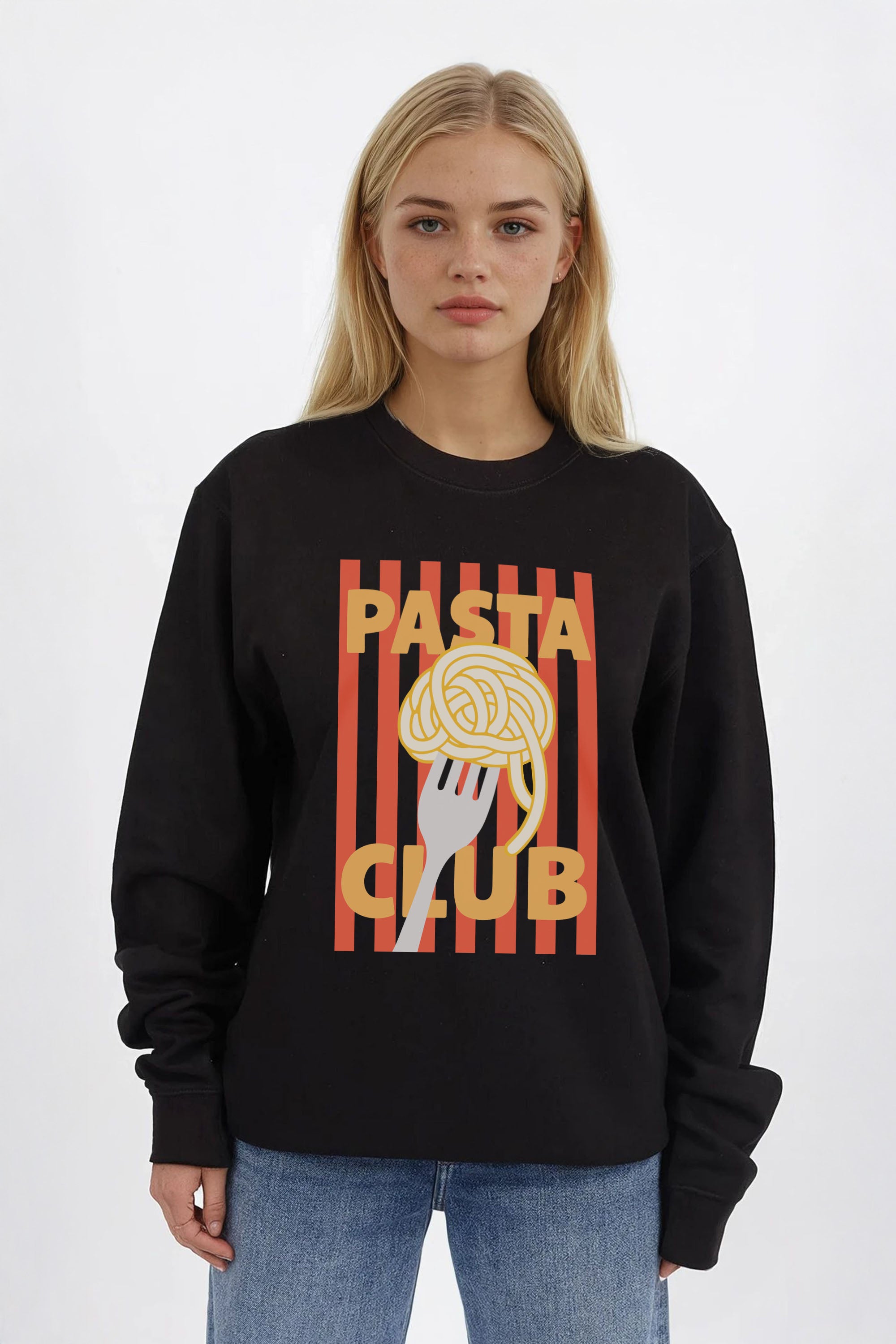 Pasta Club Printed Sweatshirt