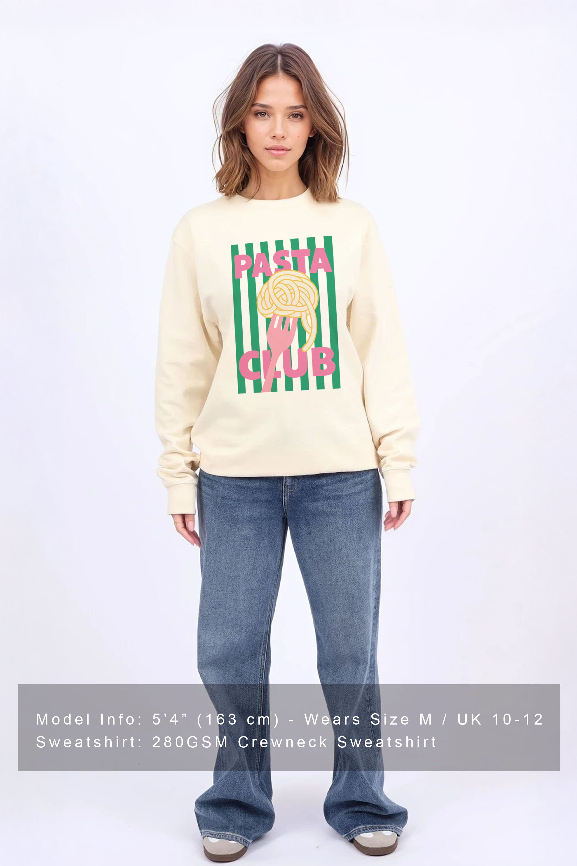 Pasta Club Printed Sweatshirt