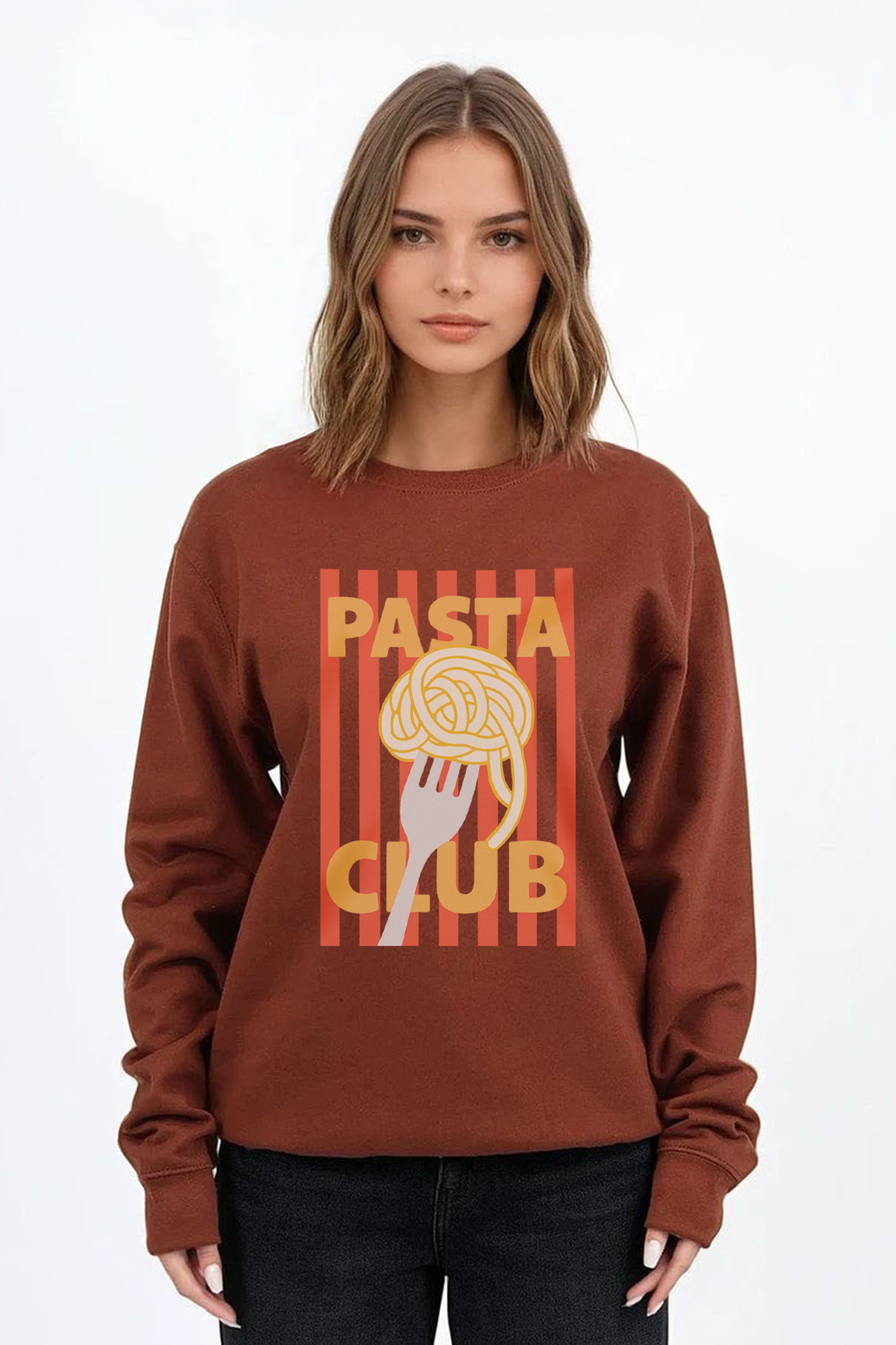 Pasta Club Printed Sweatshirt