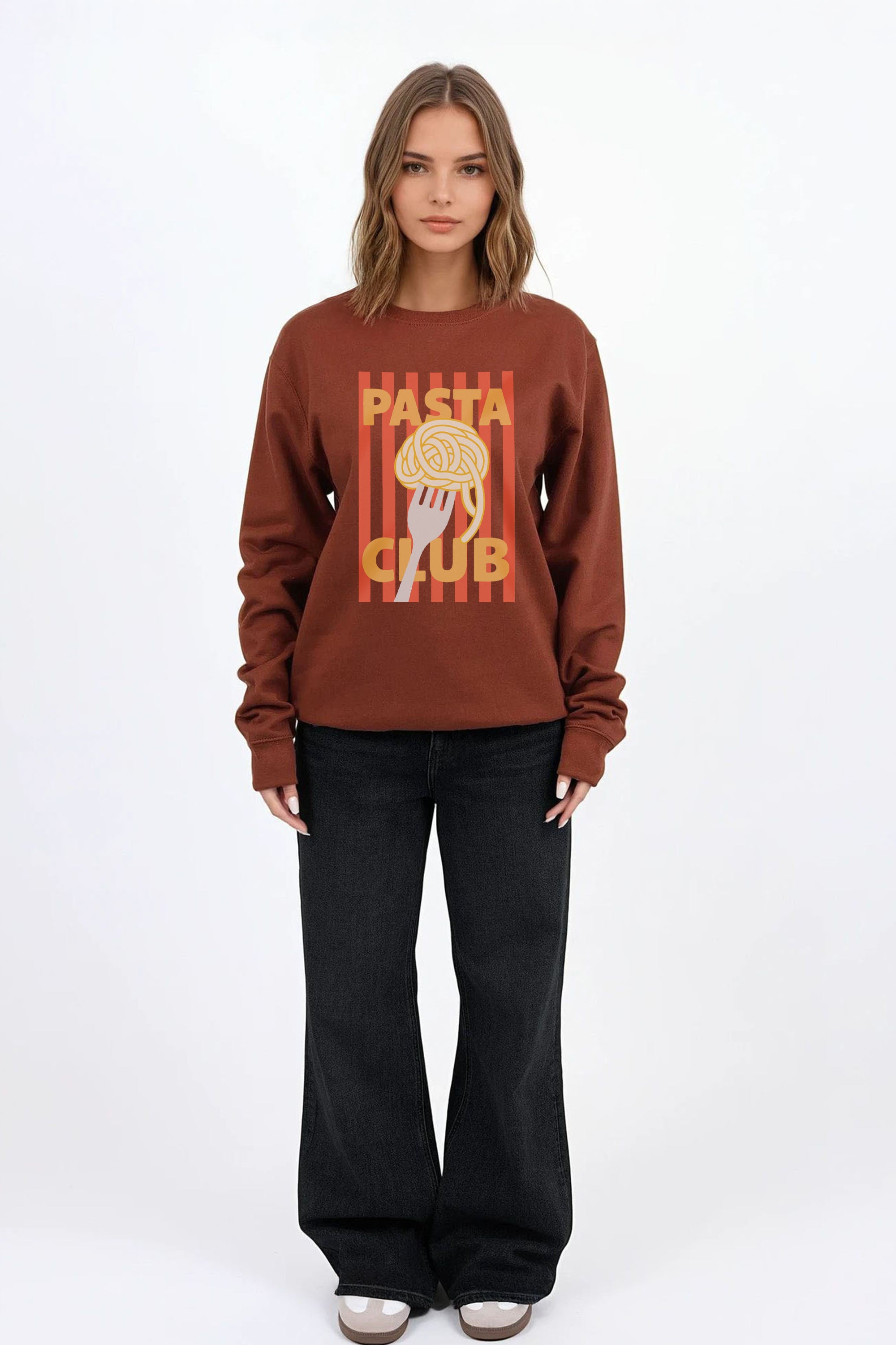 Pasta Club Printed Sweatshirt