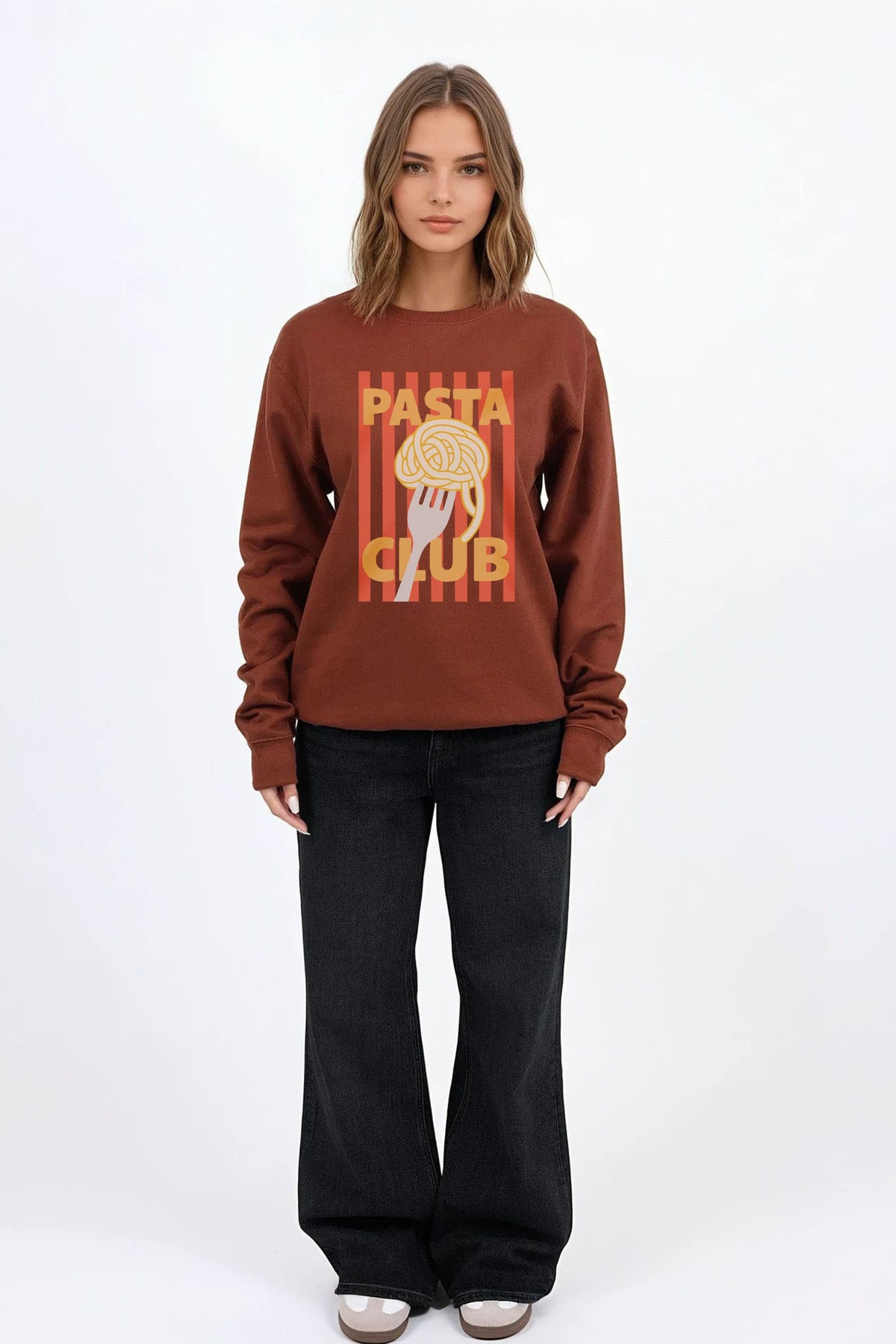 Pasta Club Printed Sweatshirt