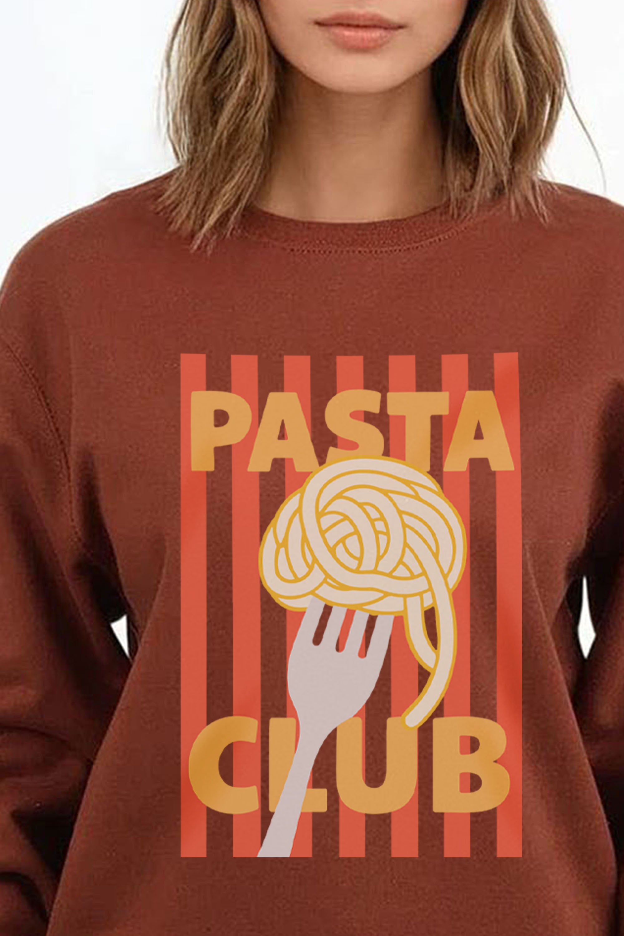 Pasta Club Printed Sweatshirt