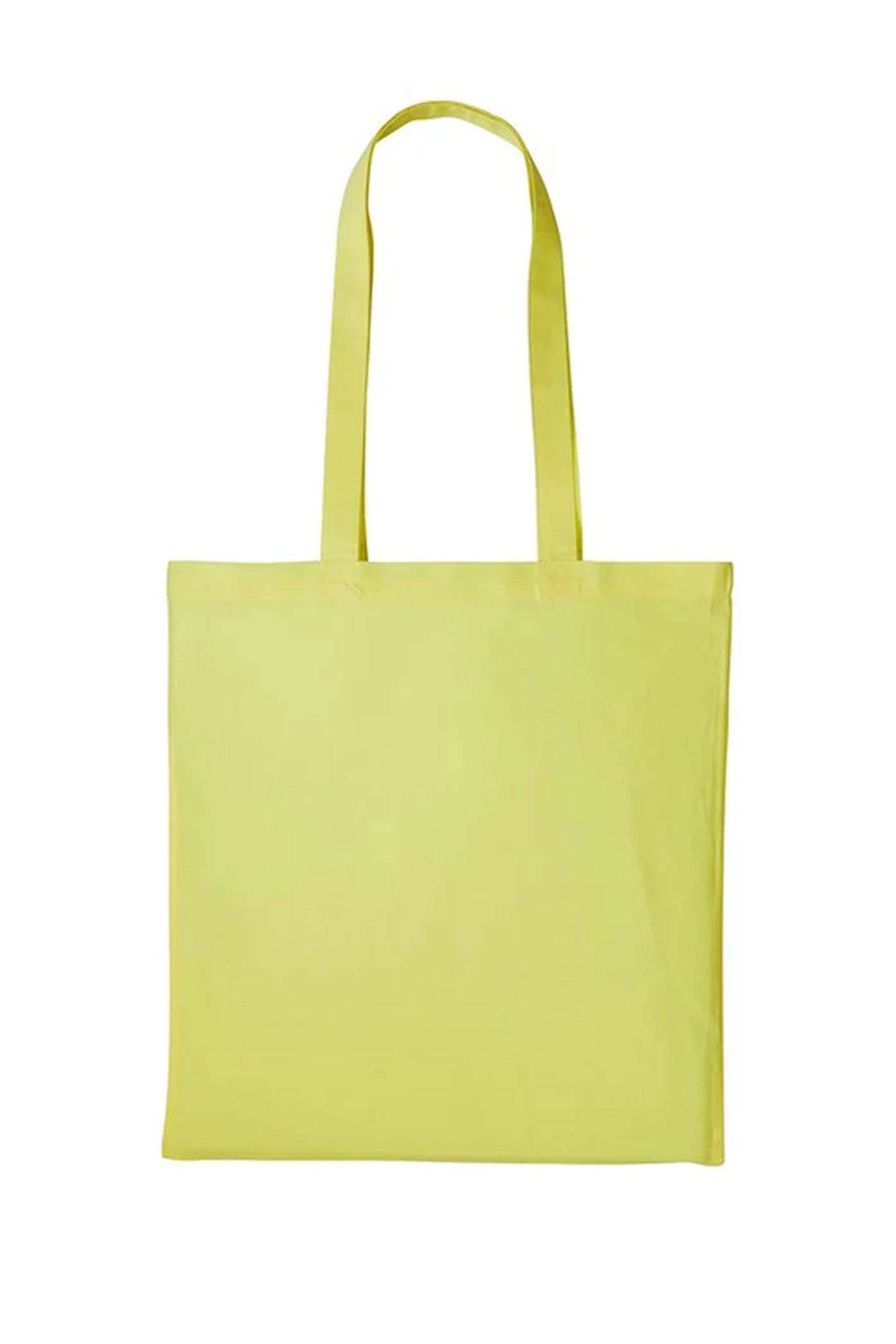 Custom Printed Cotton Shopper Long Handle Canvas Bag
