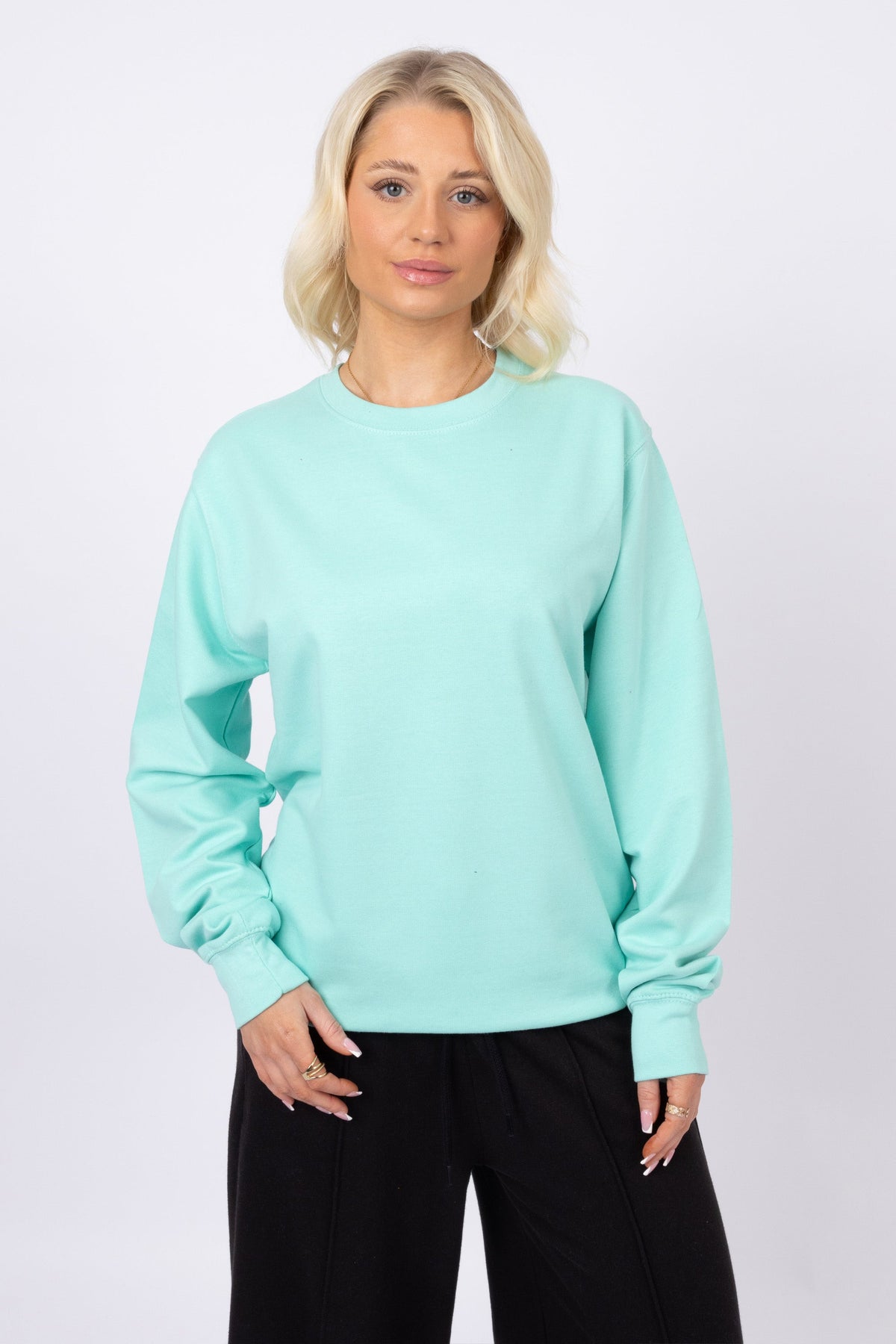 Unisex Crewneck Plain Sweatshirt