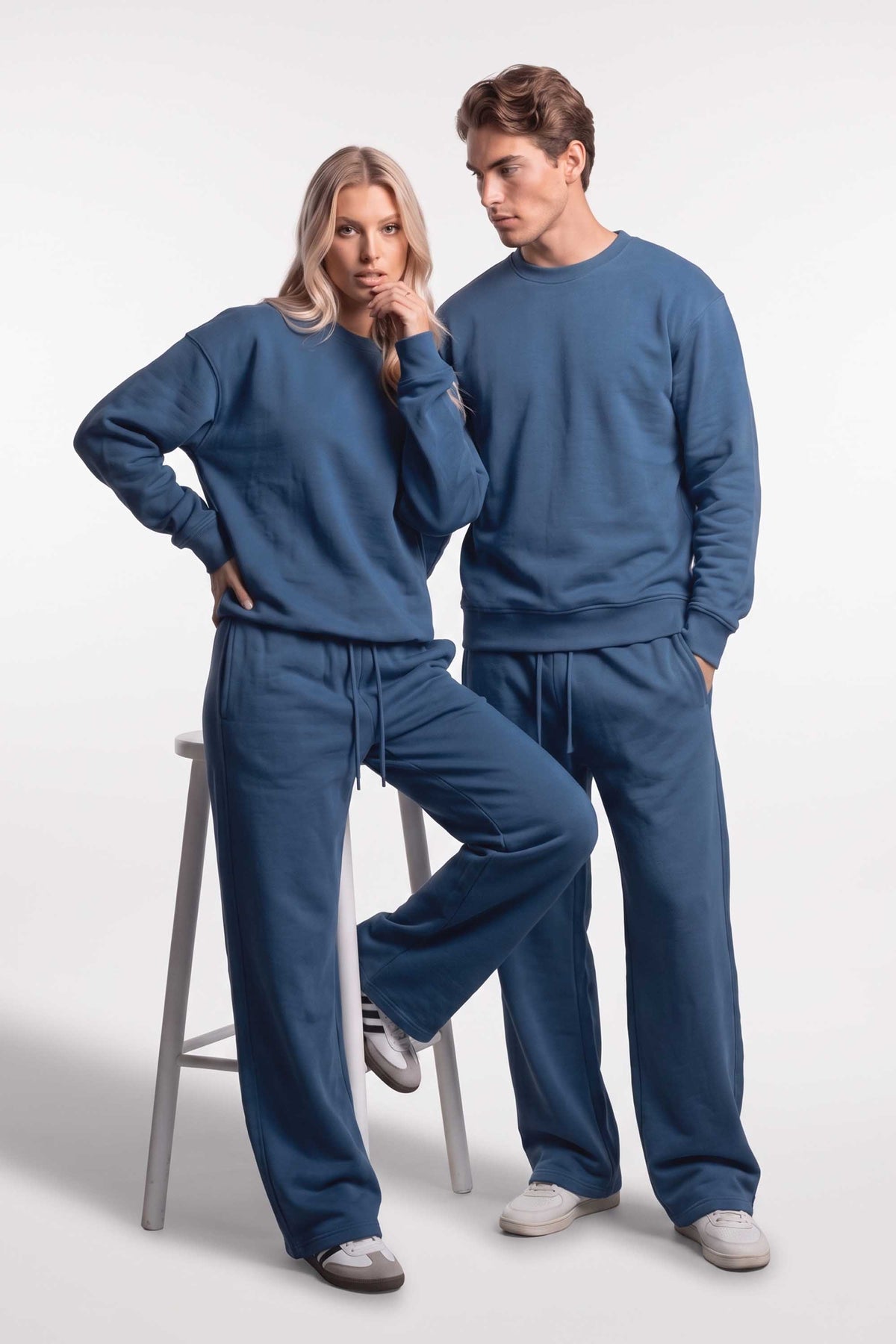 Unisex 280GSM LSF Sweat & Wide Leg Jogger Co-Ord Set