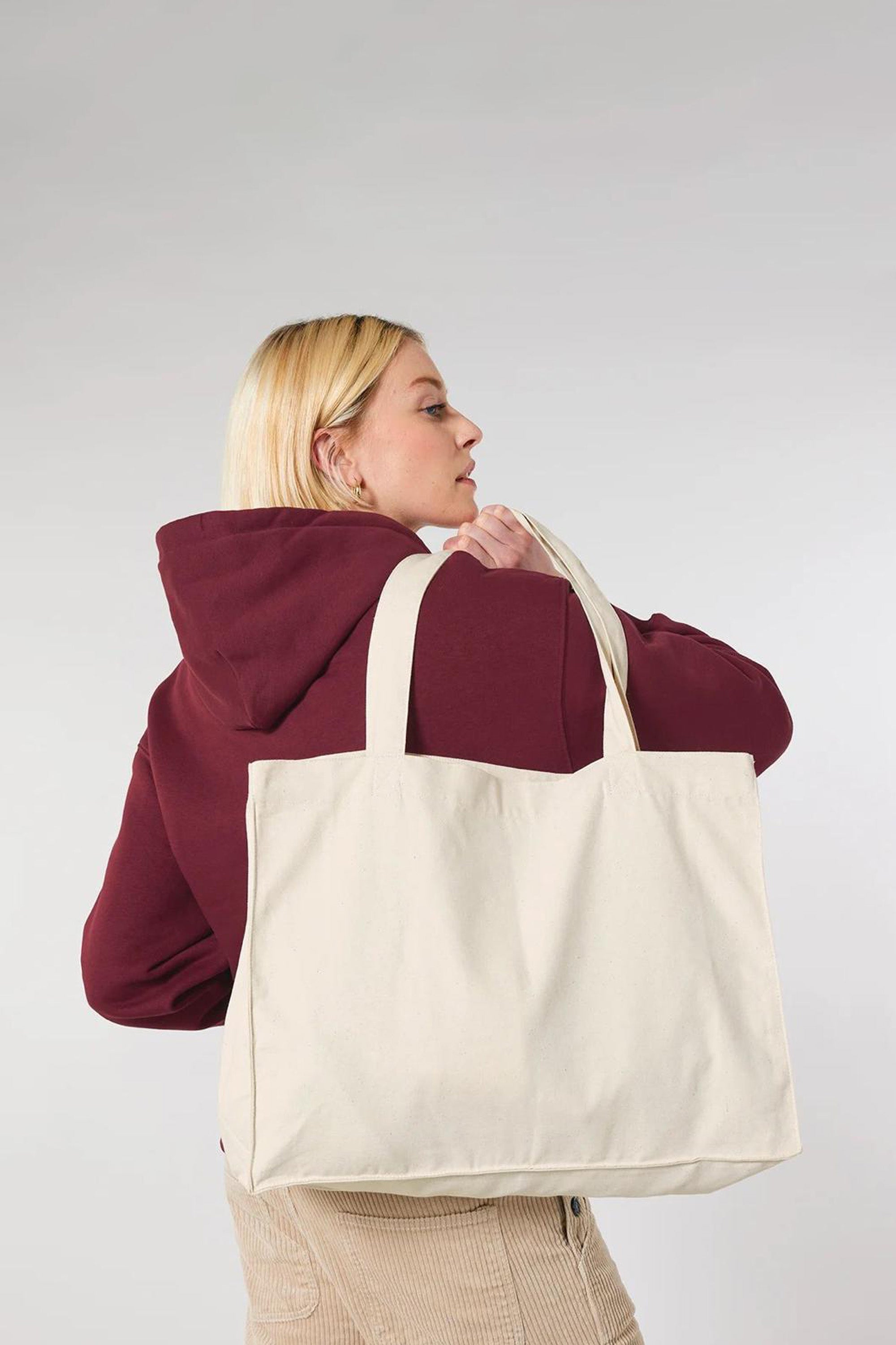 Custom Printed Woven Shopping Tote Bag