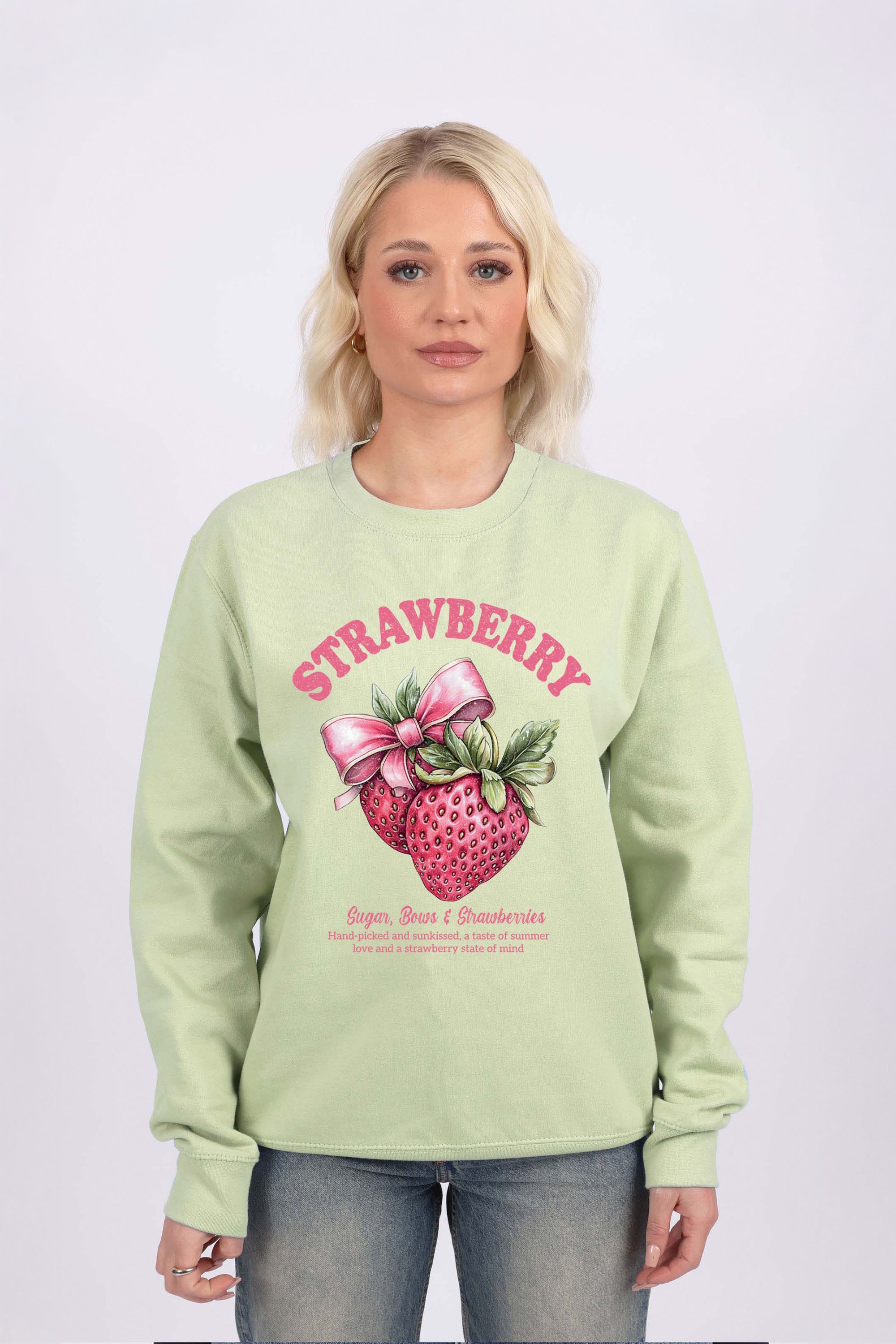 Strawberry Printed Sweatshirt
